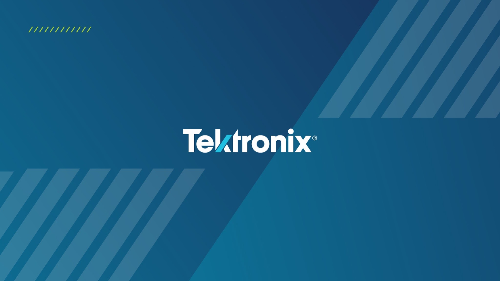 Tektronix YouTube banner