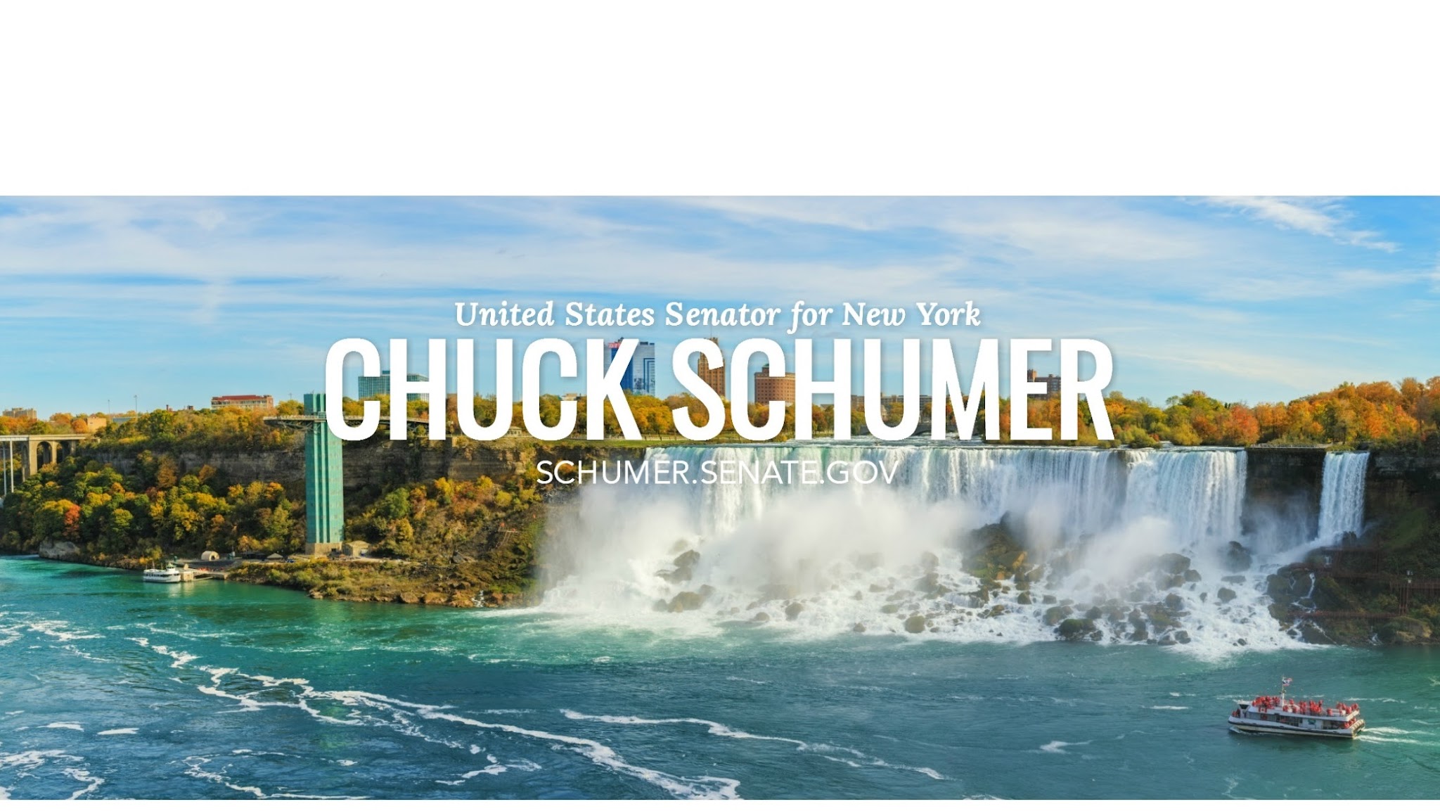 Senator Chuck Schumer YouTube banner