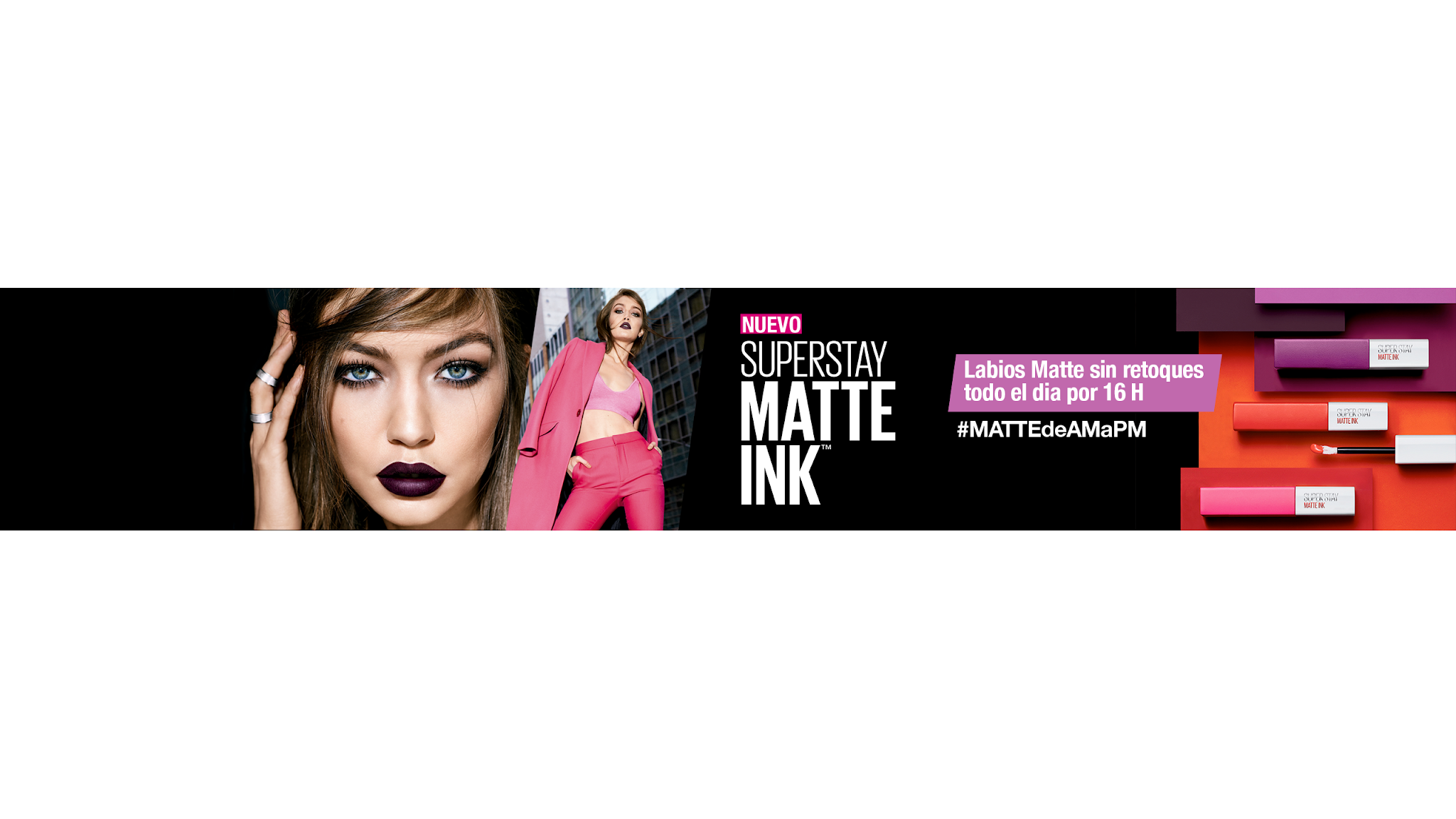 Maybelline NY Bolivia YouTube banner