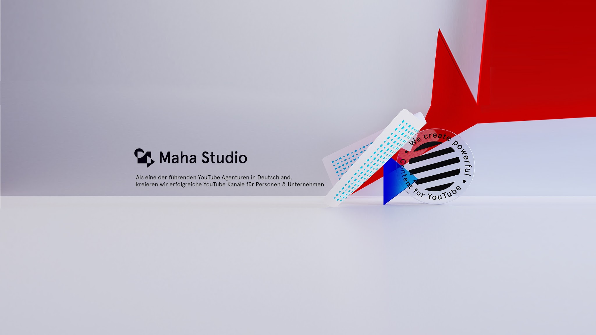 Maha Studio | YouTube Agentur YouTube banner
