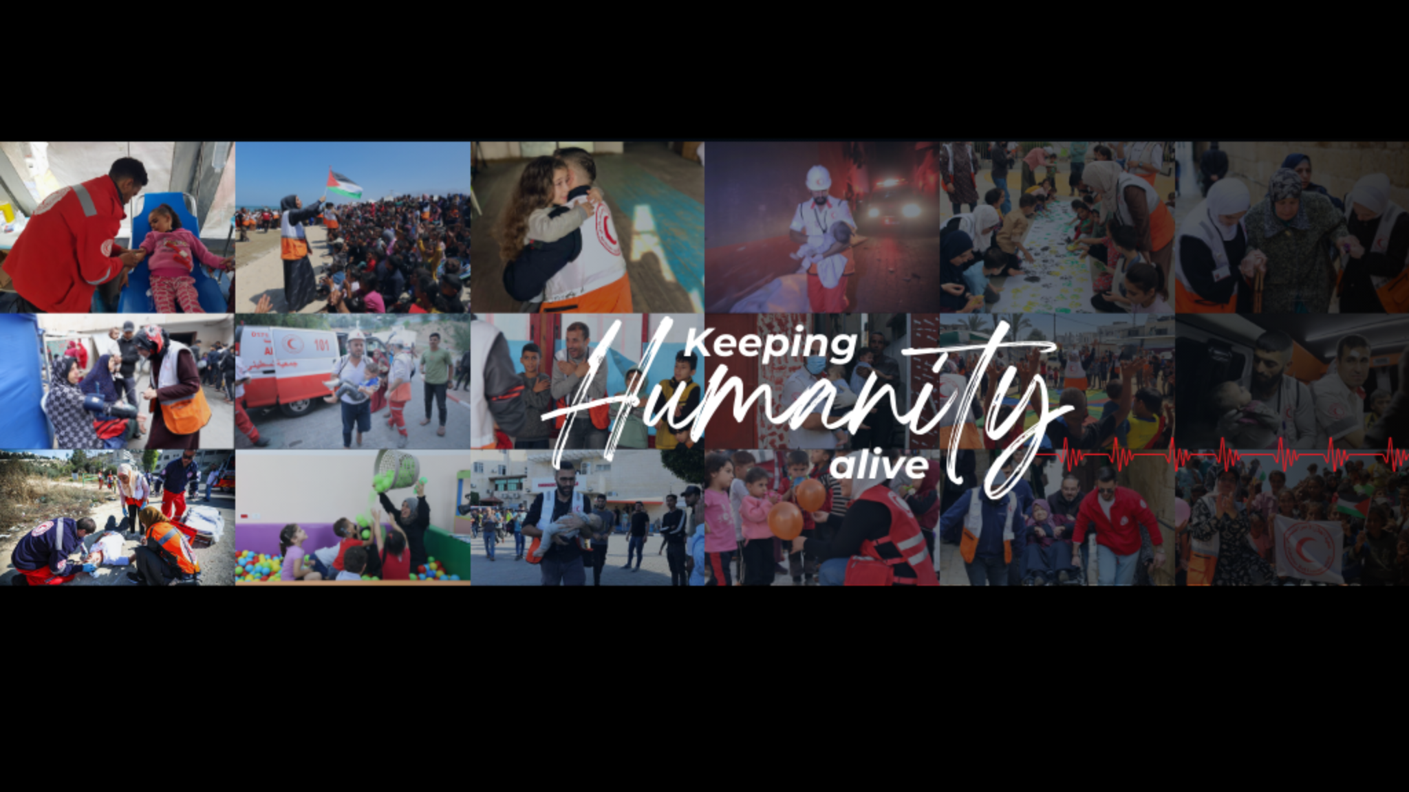 Palestine Red Crescent Society YouTube banner