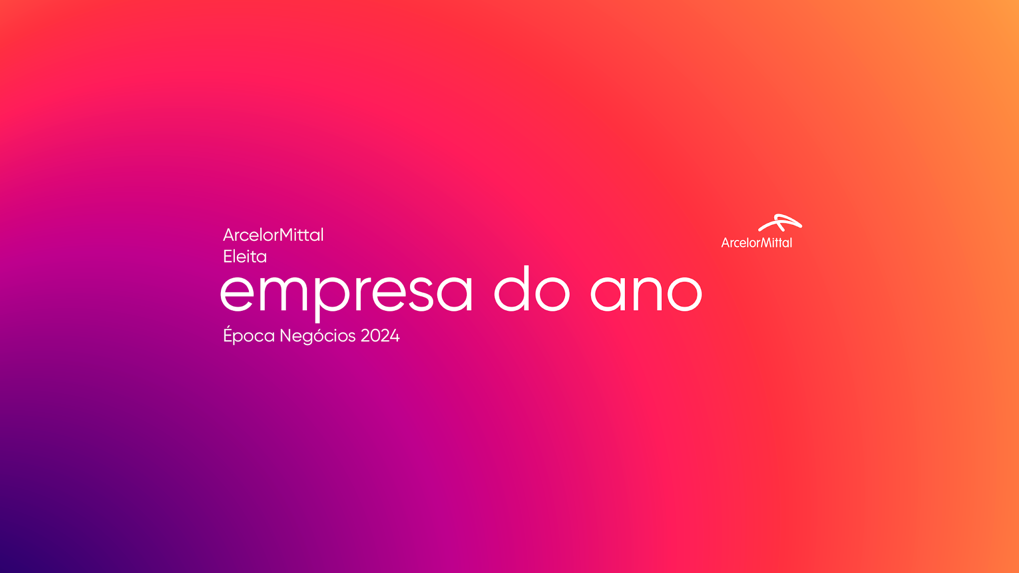 ArcelorMittal Brasil YouTube banner