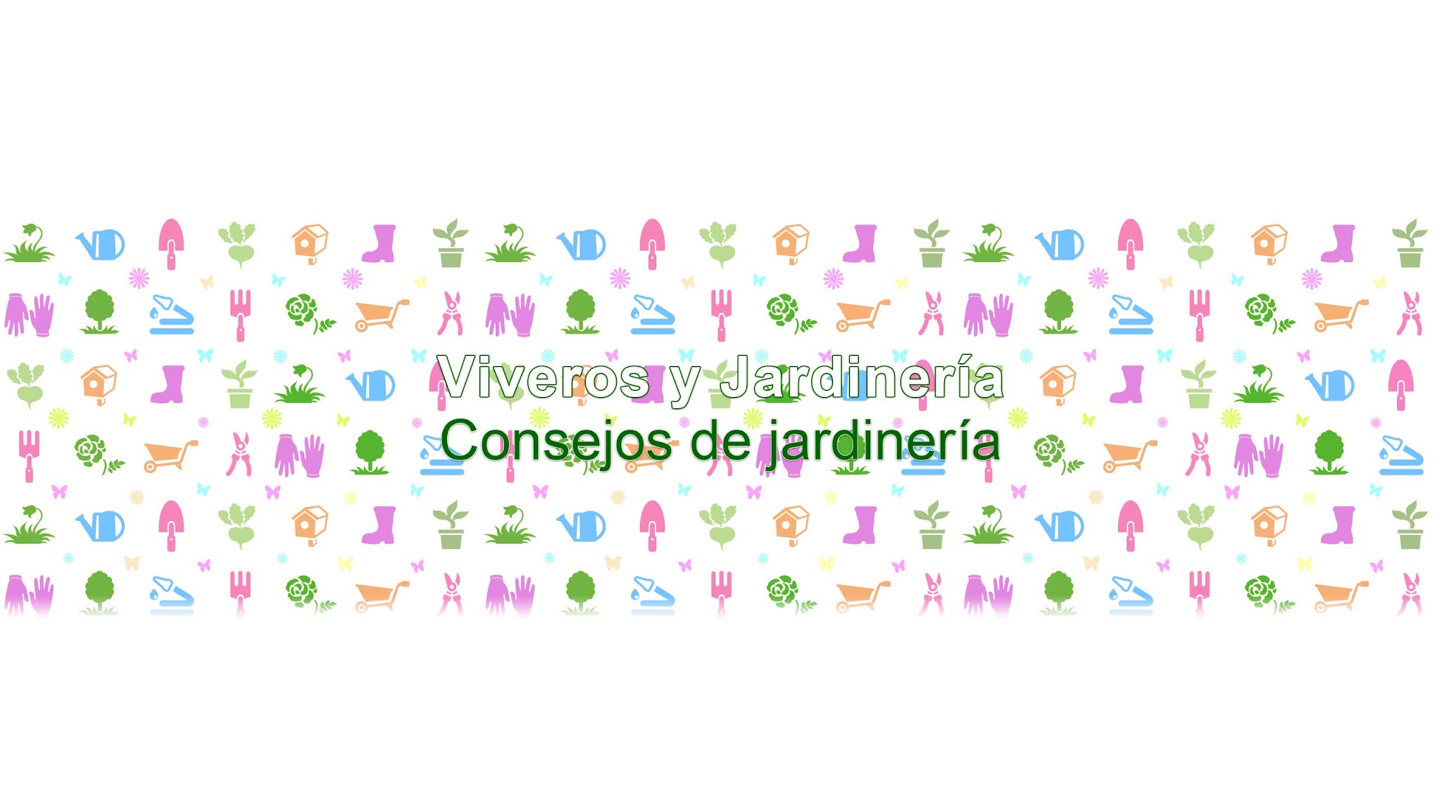 Jardinería PLANFOR YouTube banner