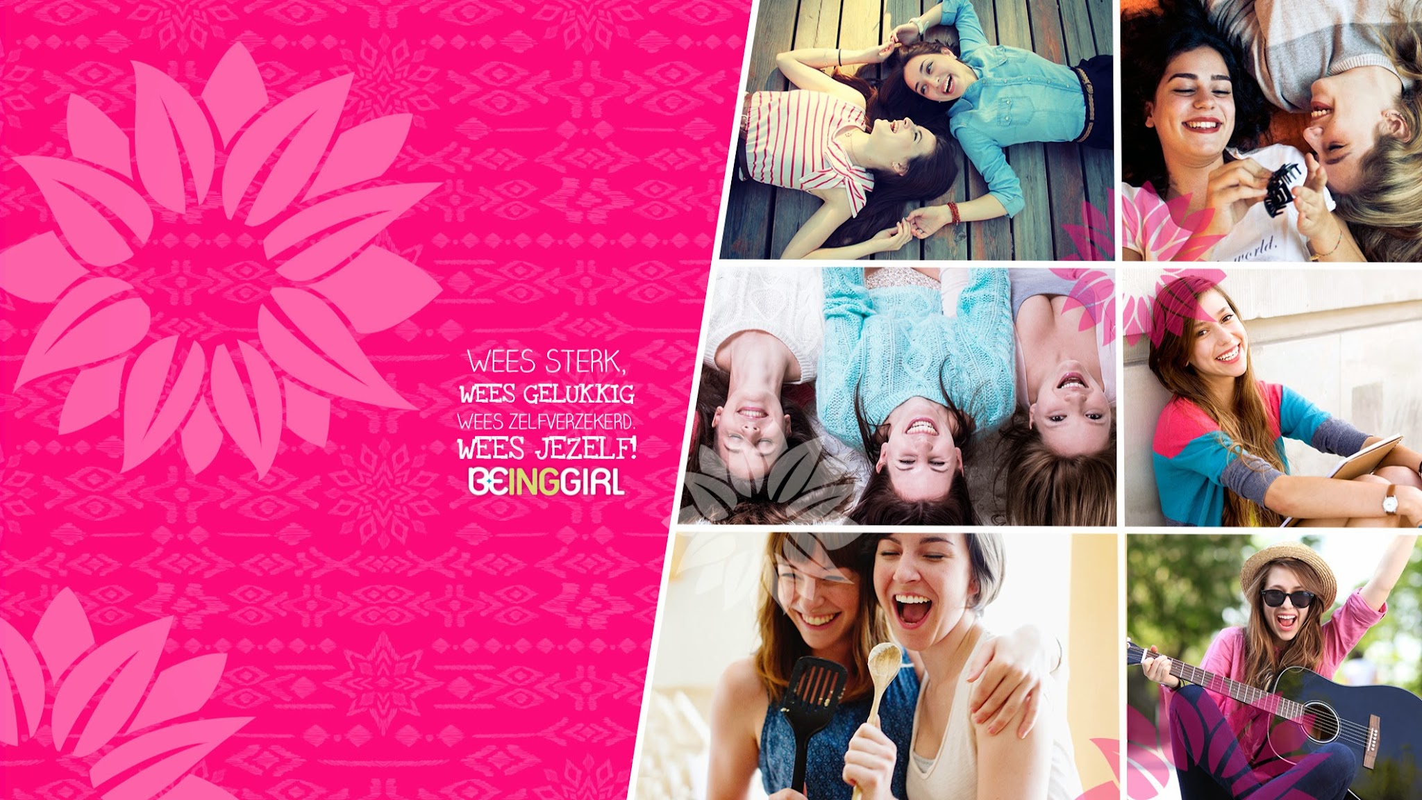 BeingGirl Netherlands YouTube banner