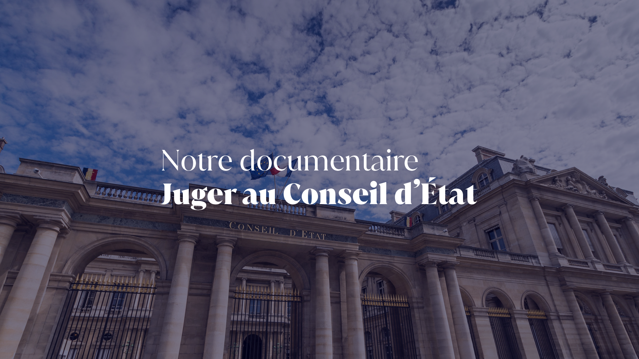 Conseil d'État YouTube banner