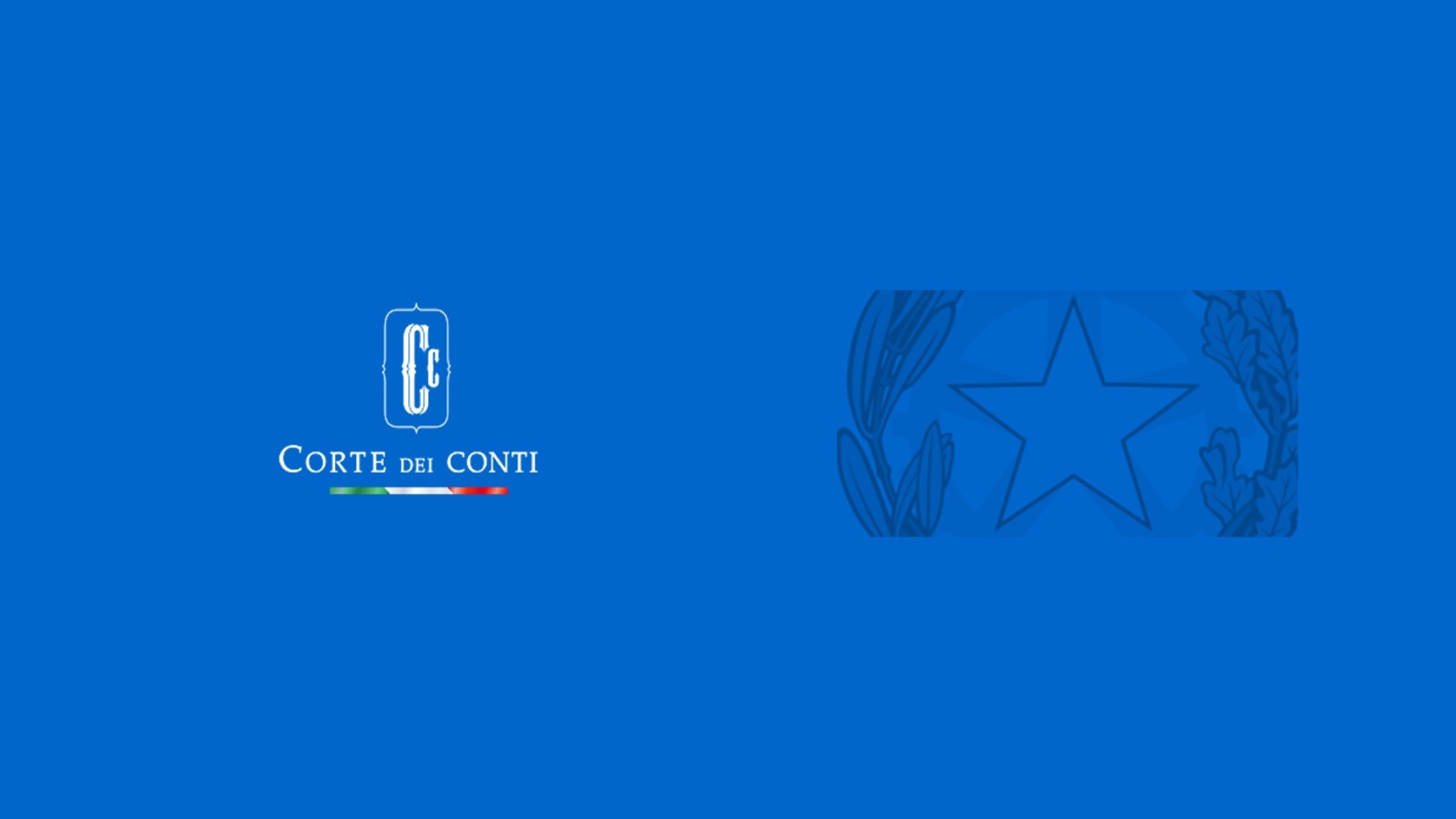Corte dei conti YouTube banner