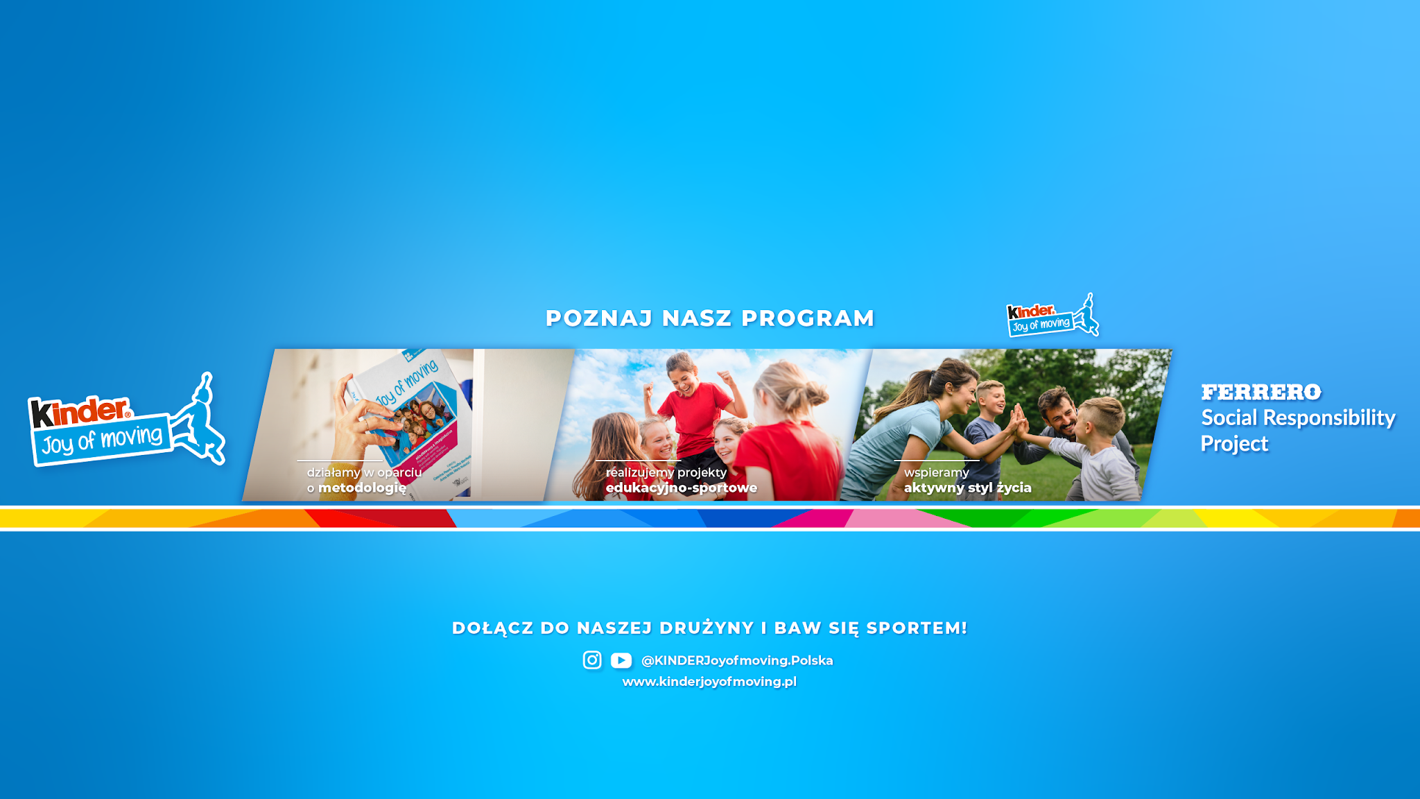 KINDER Joy of moving Polska YouTube banner