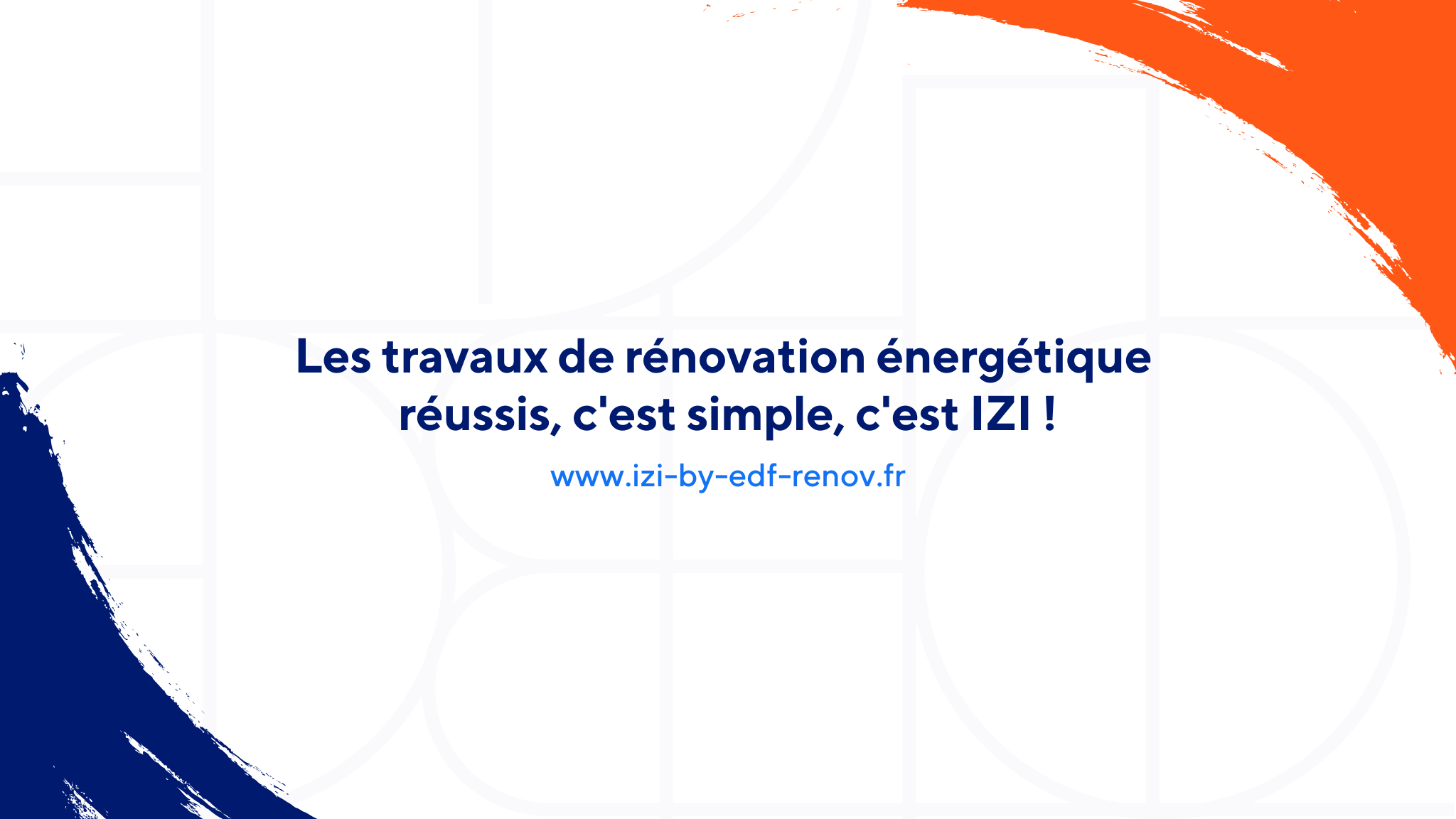IZI by EDF : Rénovation énergétique YouTube banner