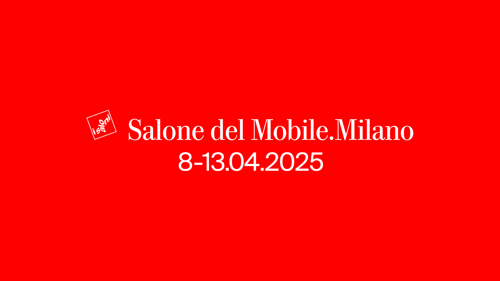 Salone del Mobile YouTube banner