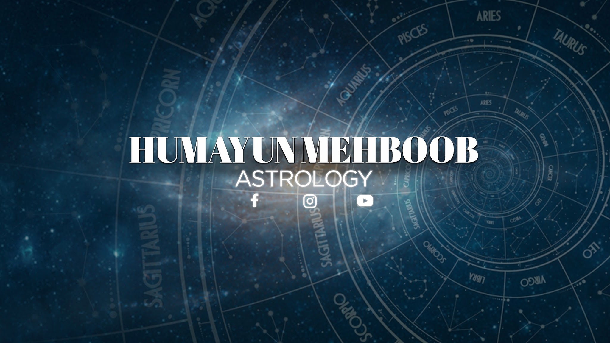 Humayun Mehboob Astrology YouTube banner