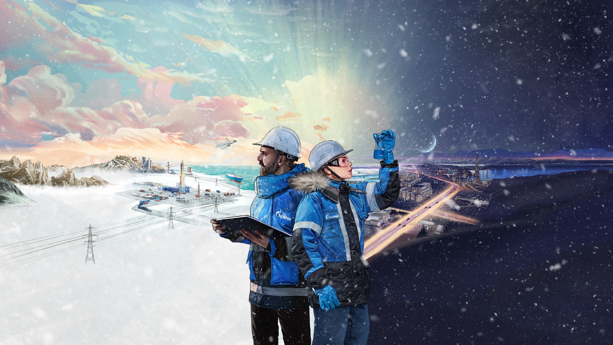 Газпром YouTube banner