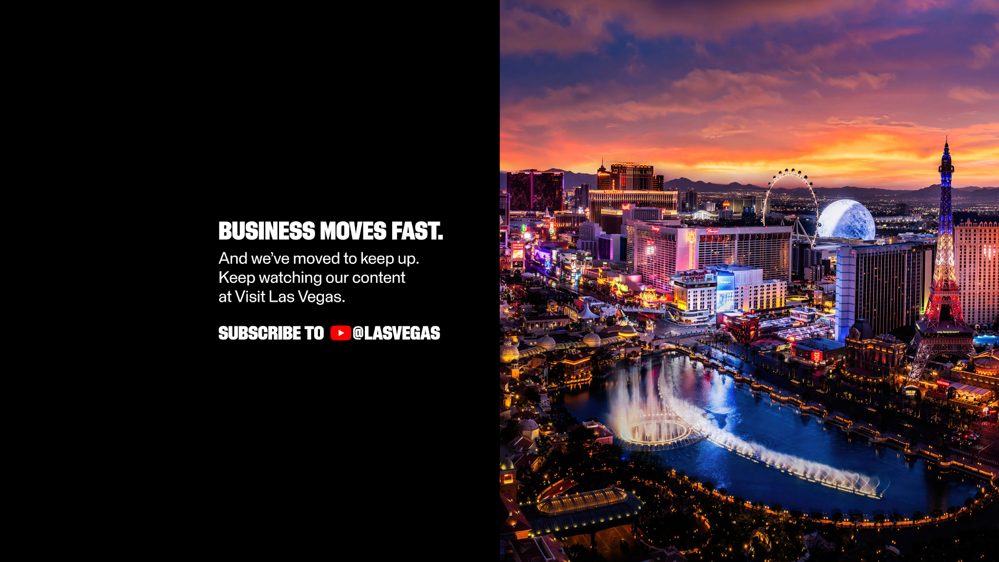 Vegas Means Business YouTube banner