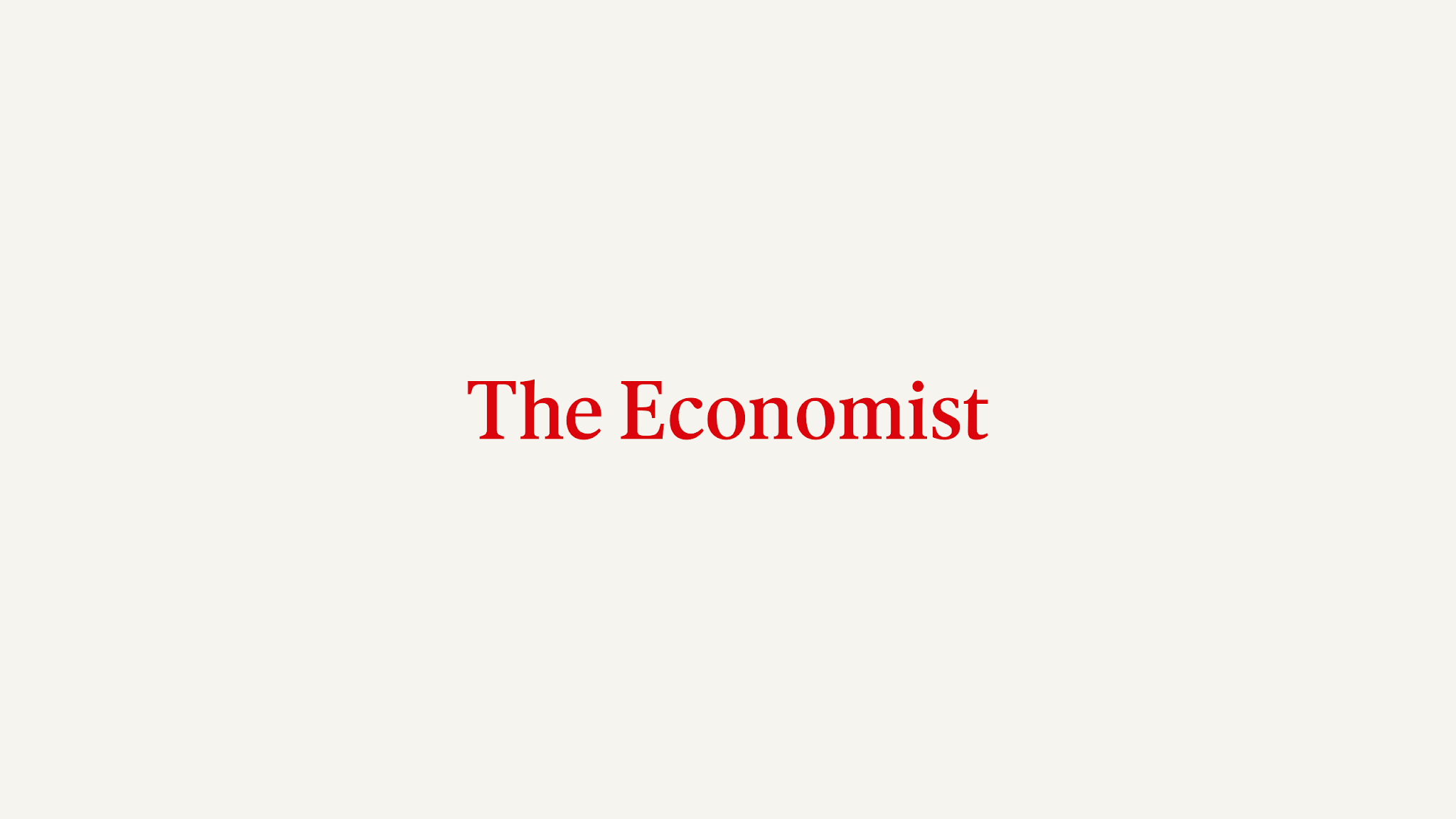 The Economist YouTube banner