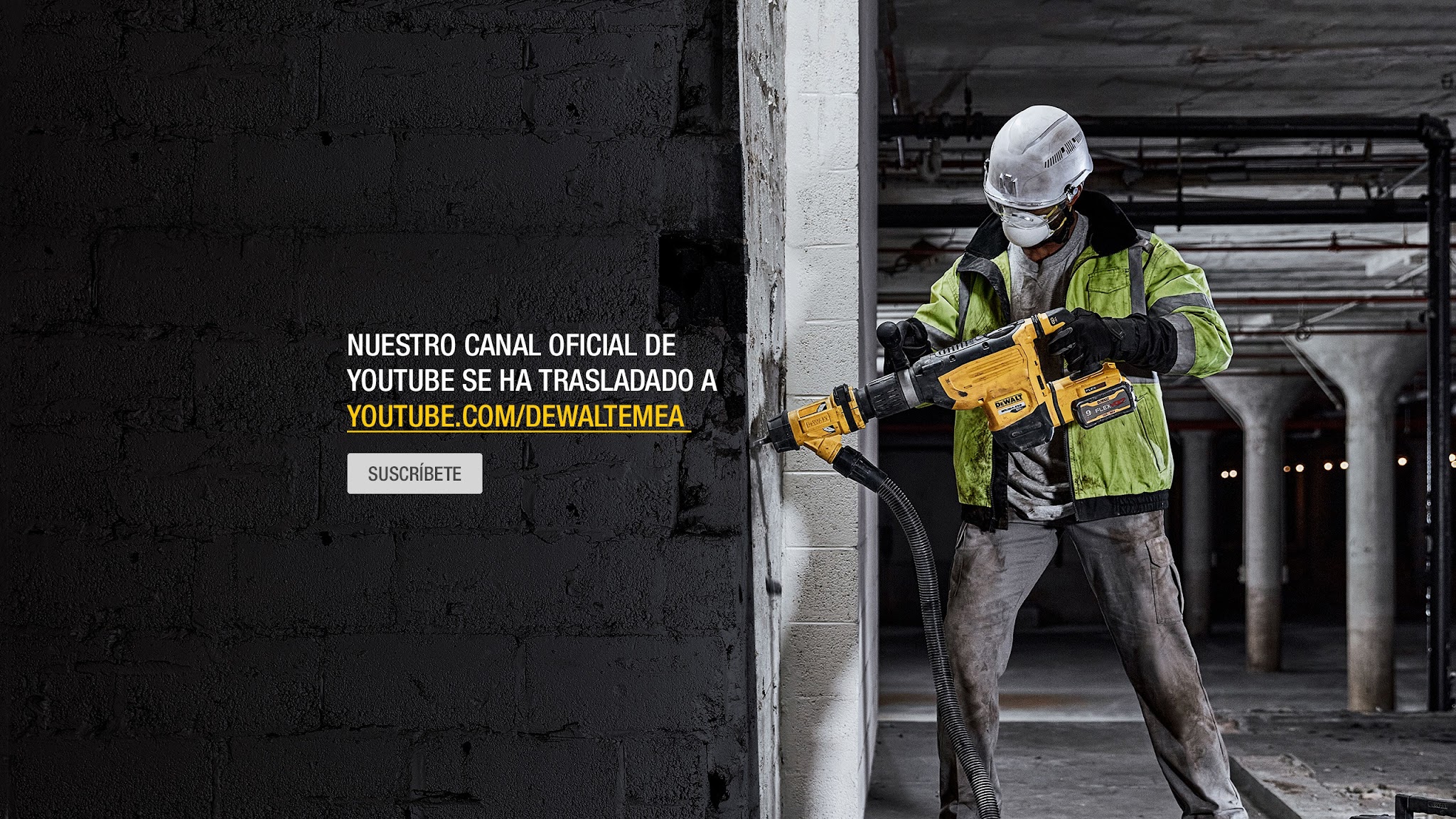 DEWALT España YouTube banner