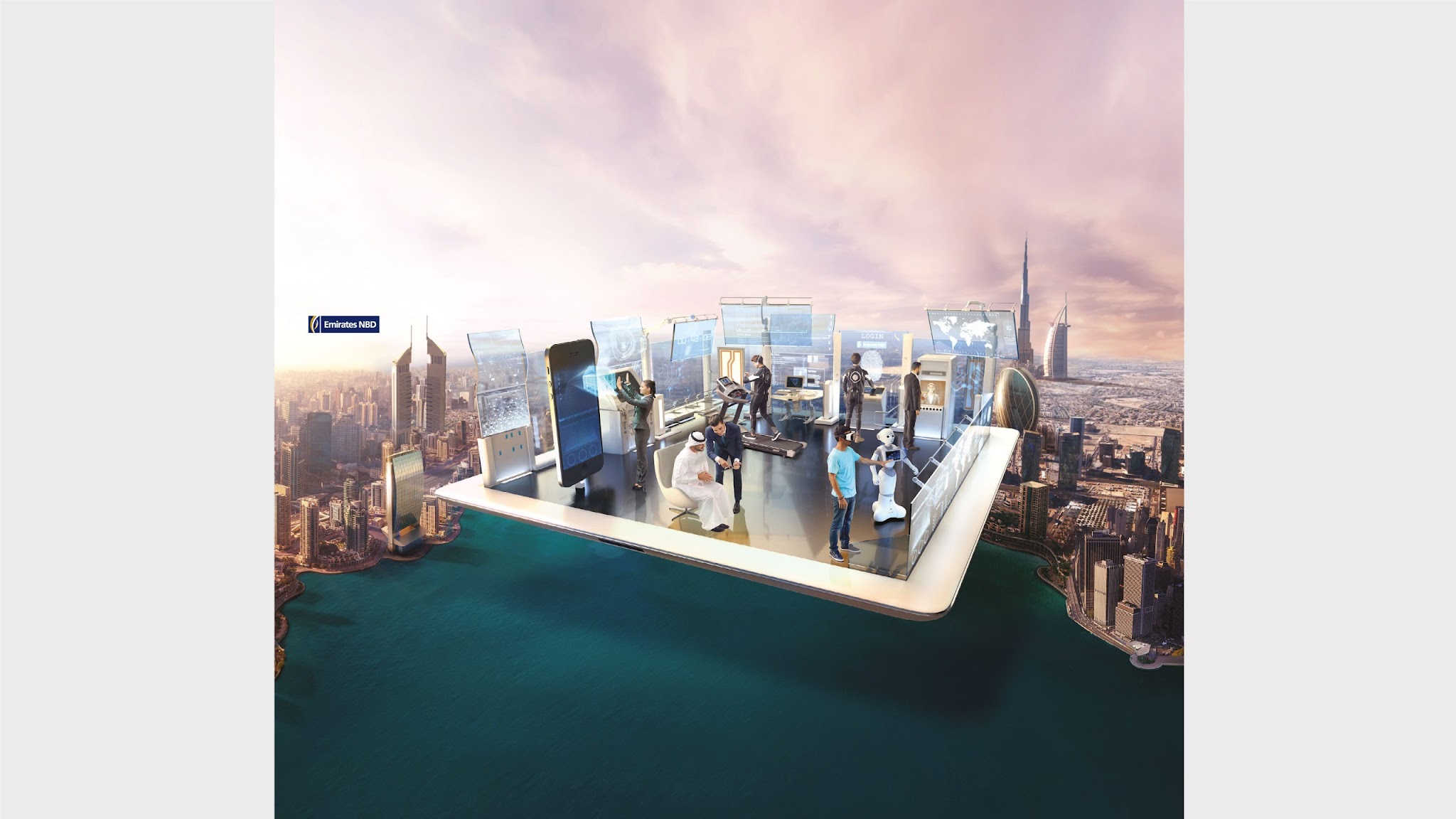 Emirates NBD YouTube banner