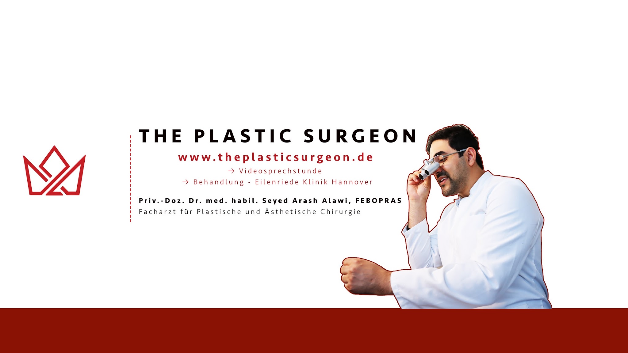 THE PLASTIC SURGEON YouTube banner