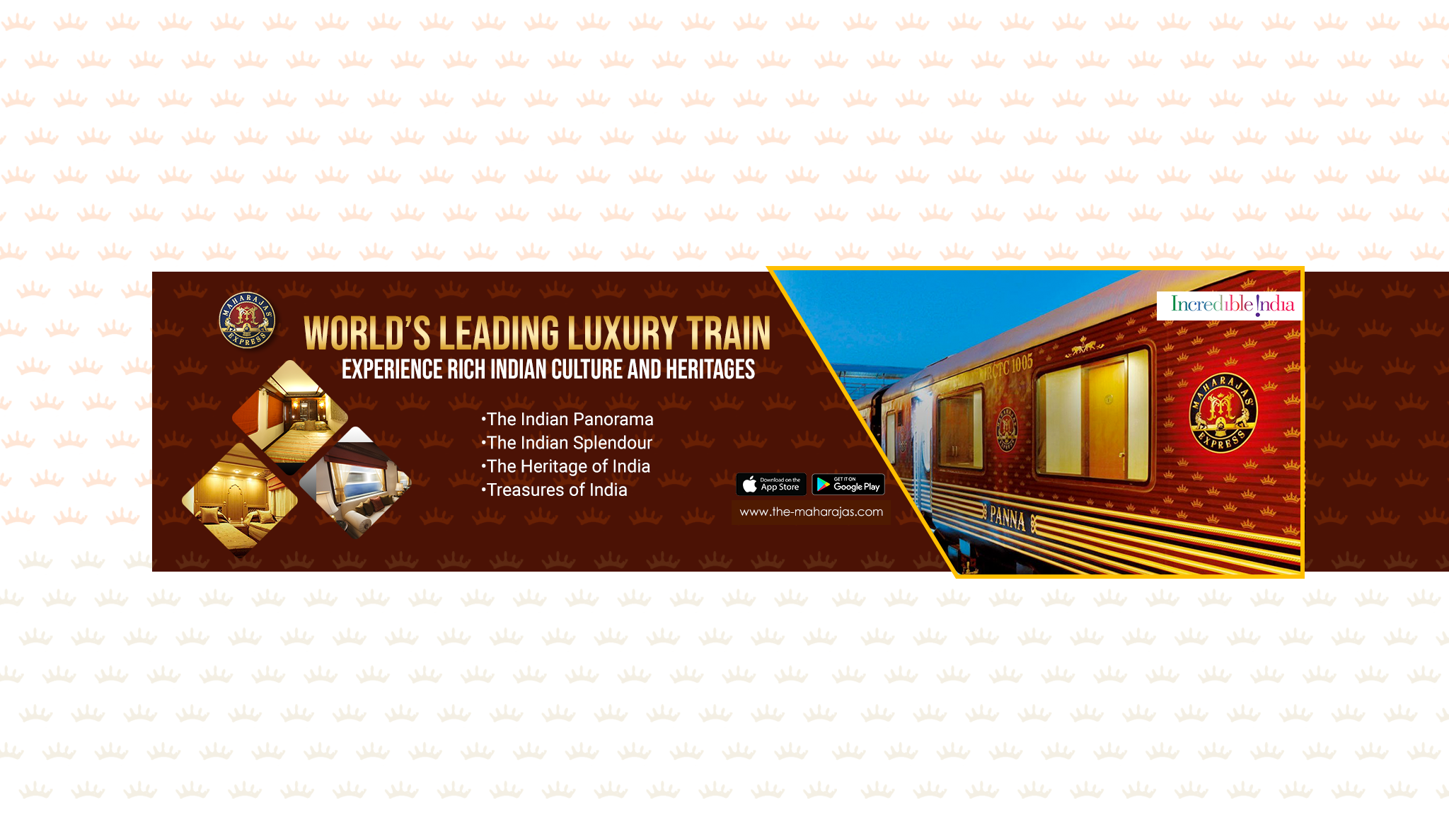 Maharajas' Express YouTube banner