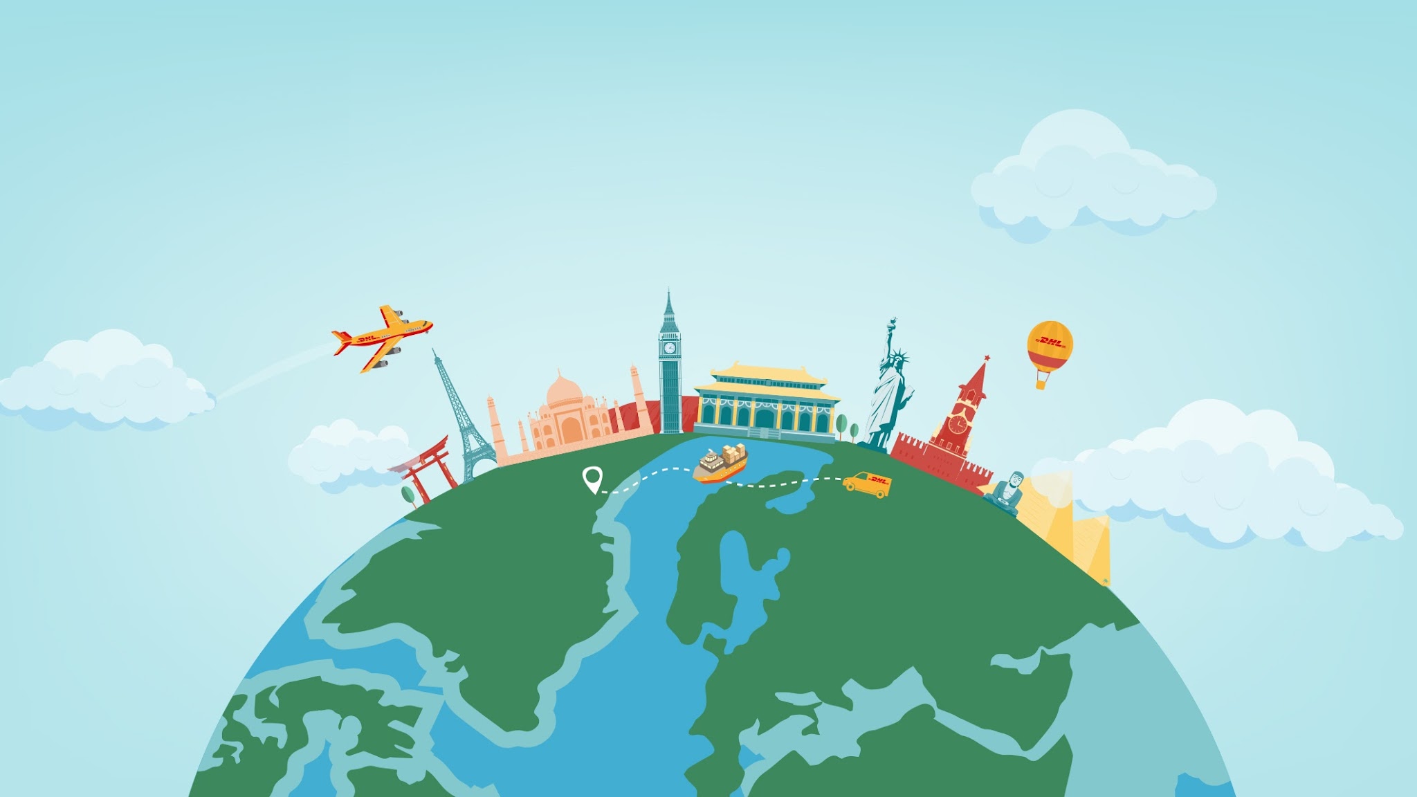 DHL Express India YouTube banner