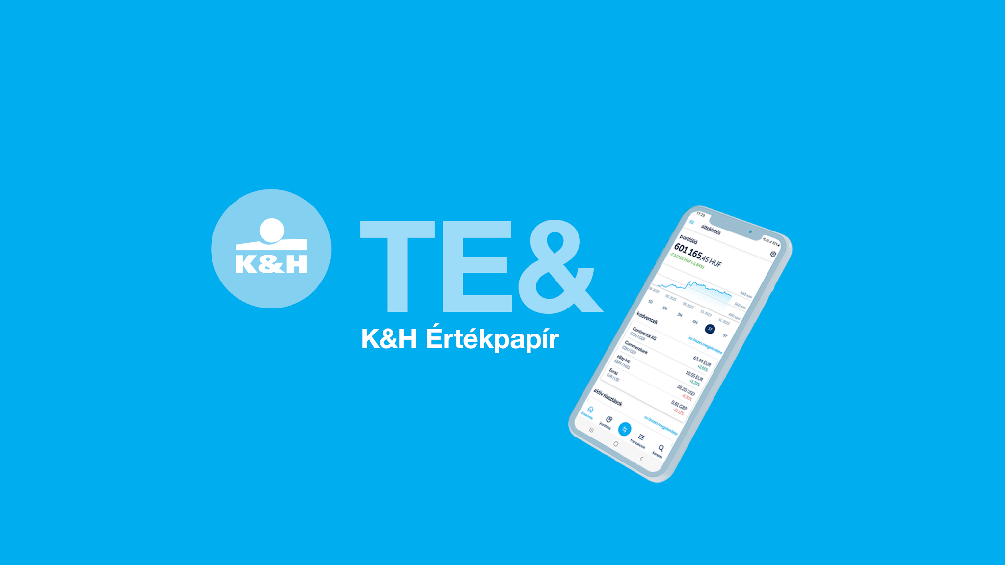 K&H Értékpapír YouTube banner