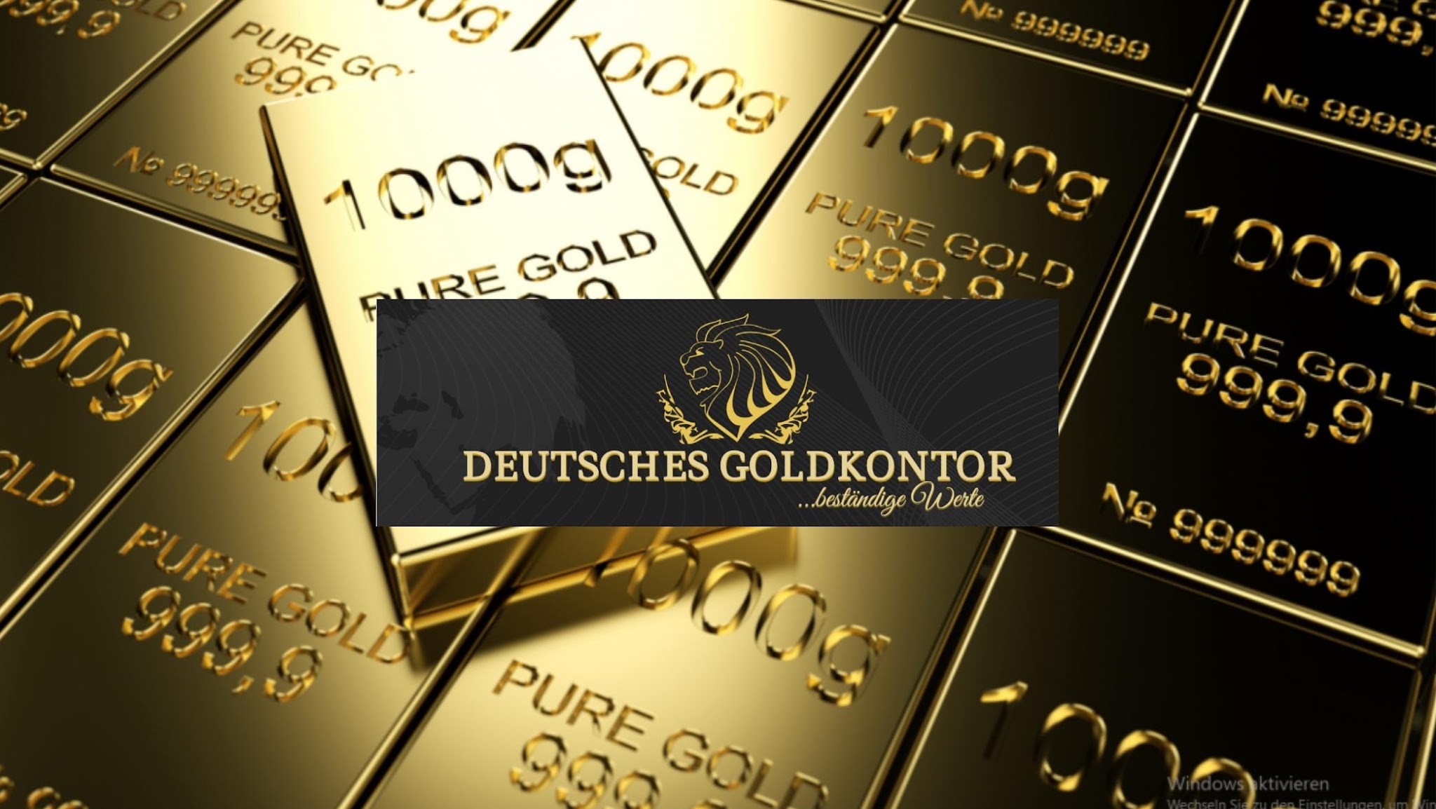 Deutsches Goldkontor YouTube banner