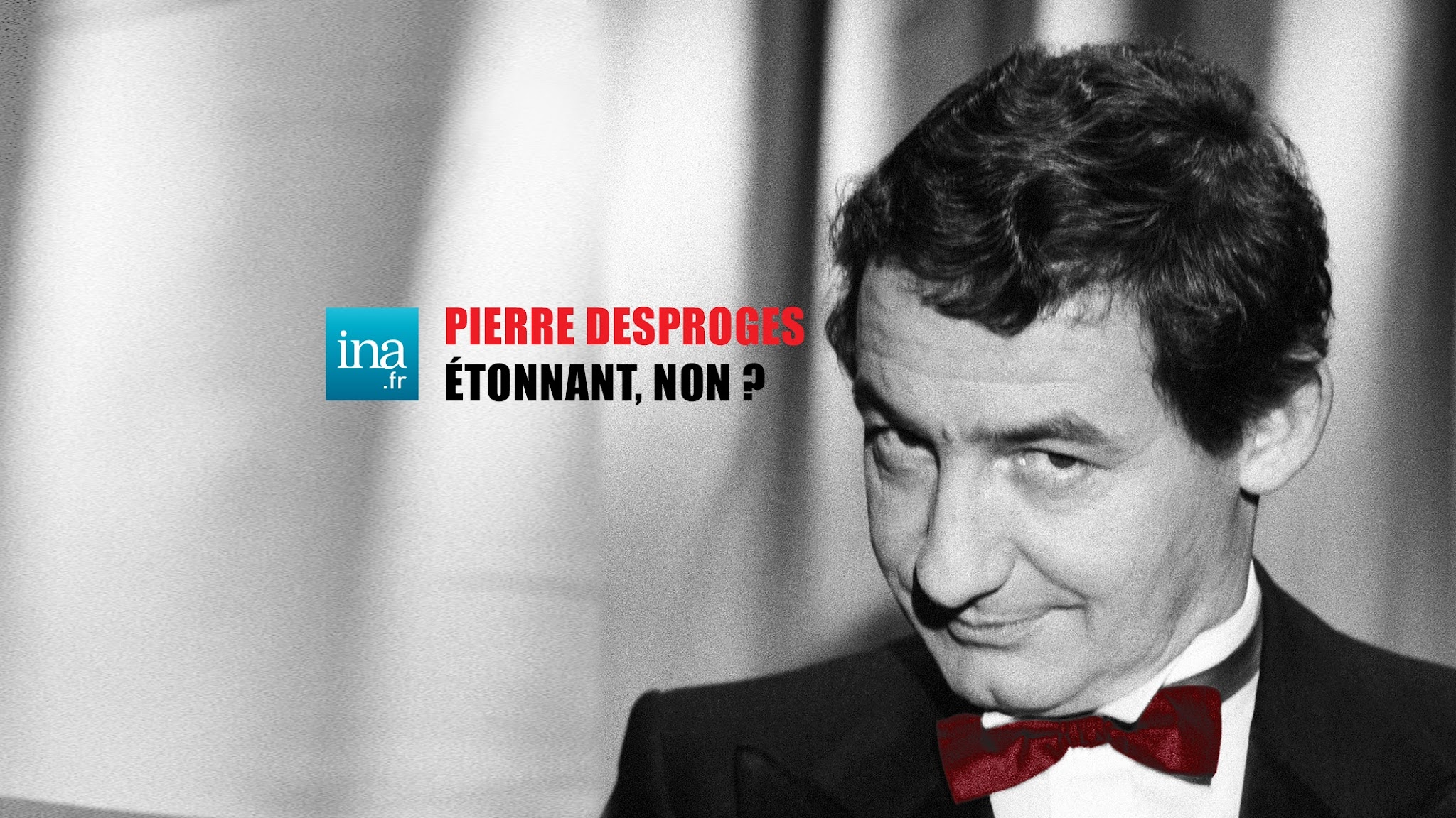 Ina Pierre Desproges. Étonnant, non ? YouTube banner