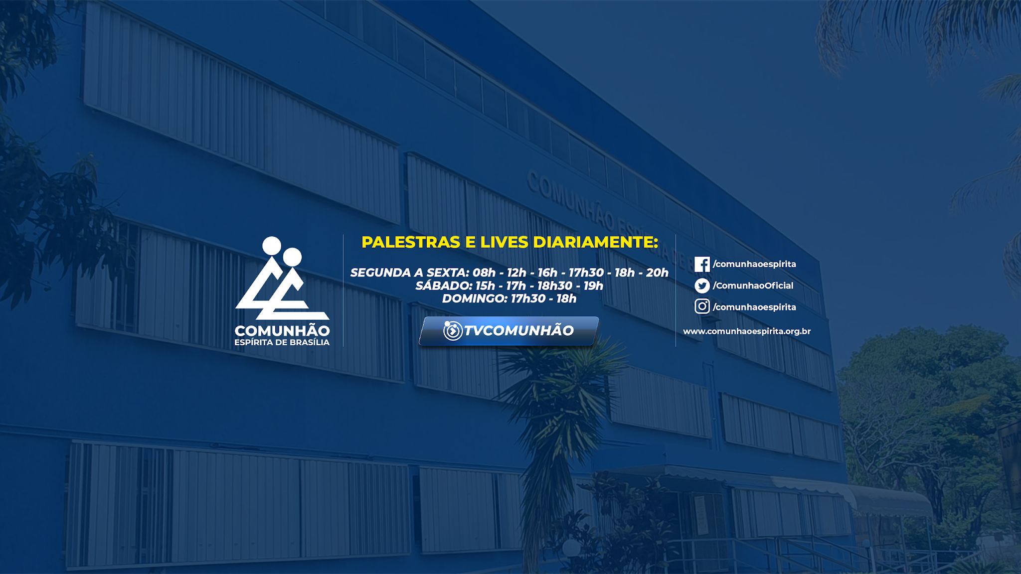 Comunhão Espírita de Brasília YouTube banner