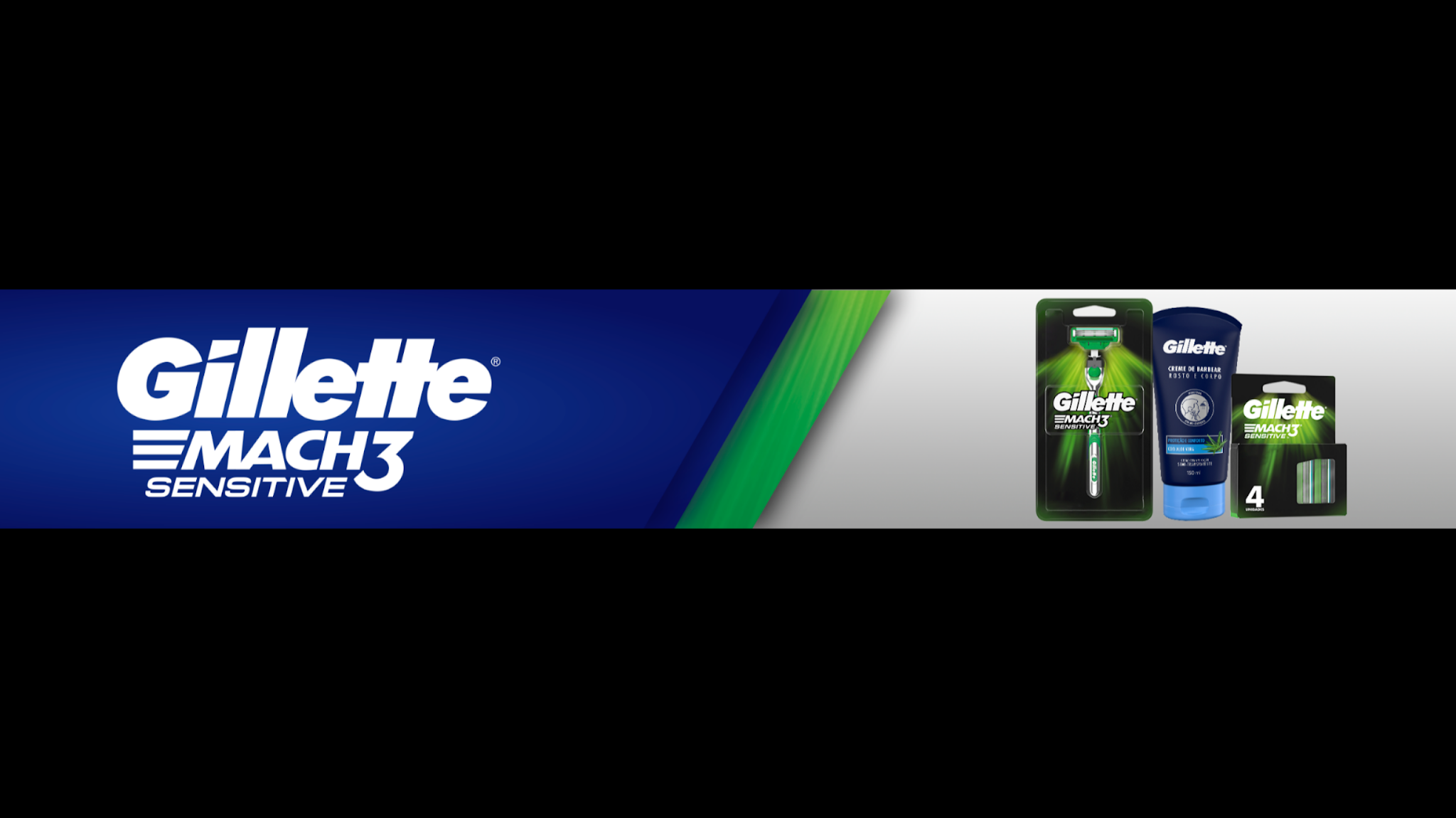 Gillette Brasil YouTube banner