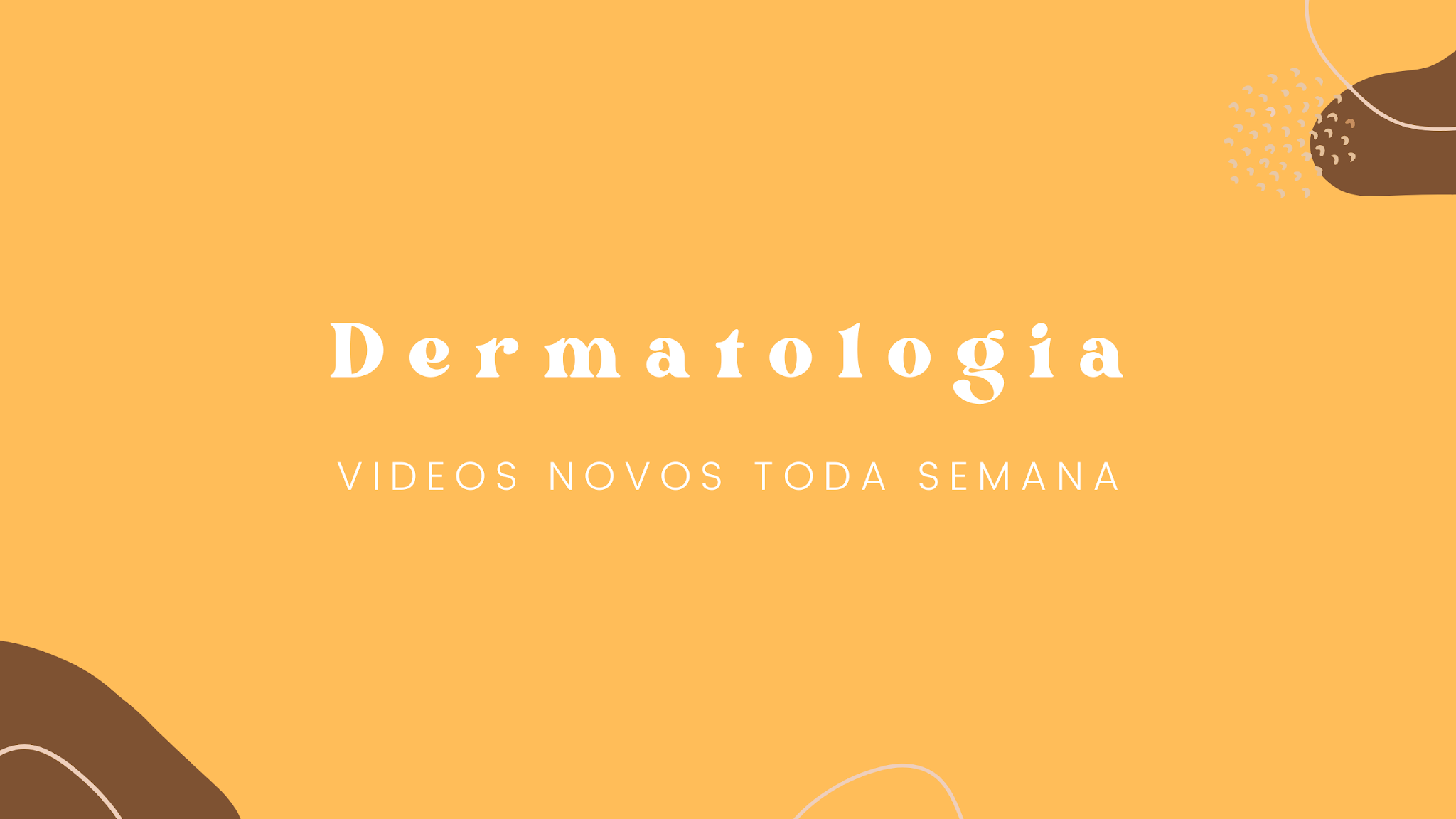 Tudo sobre a Pele - Dermatologia e Cosmiatria YouTube banner