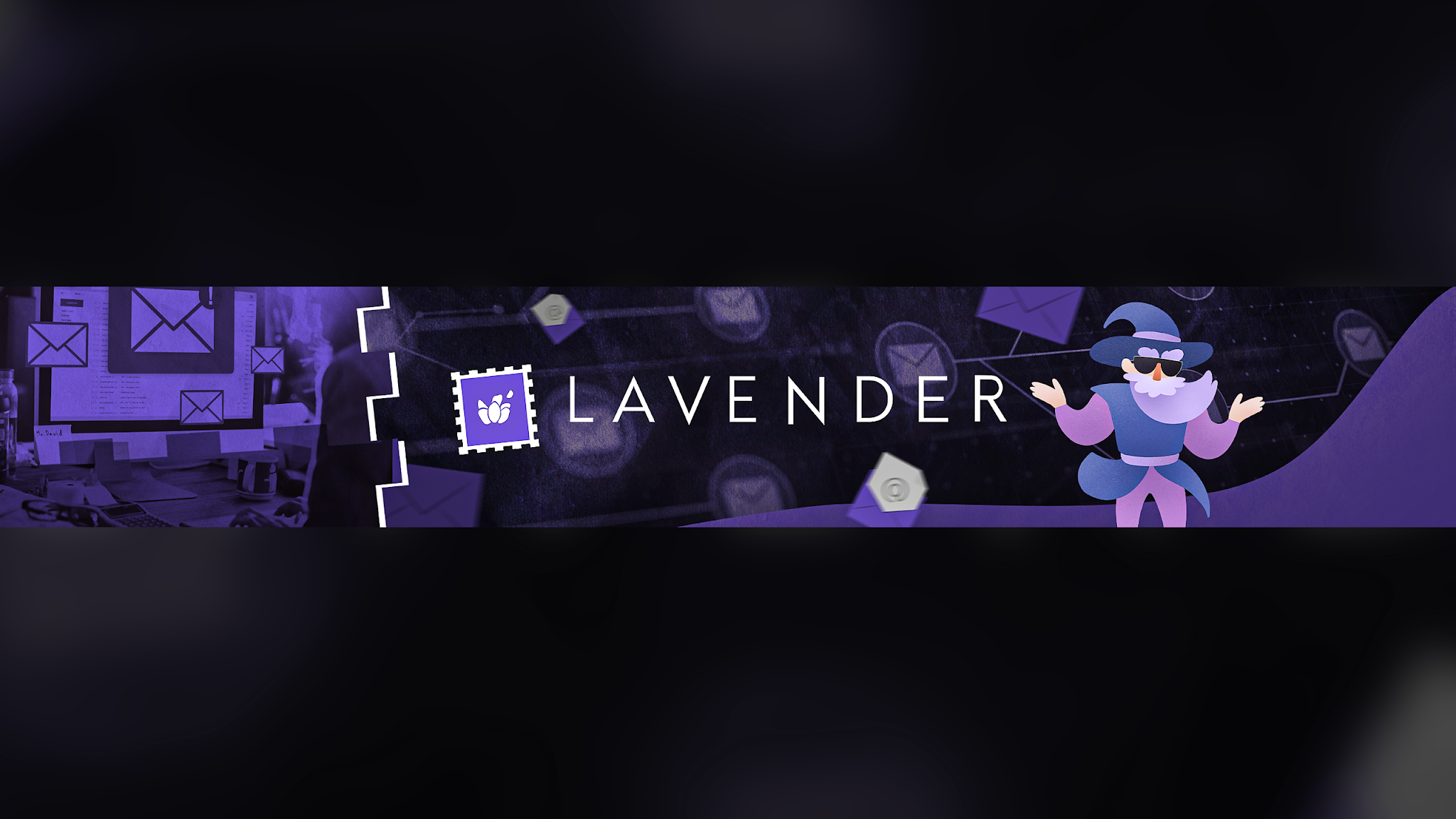 Lavender YouTube banner
