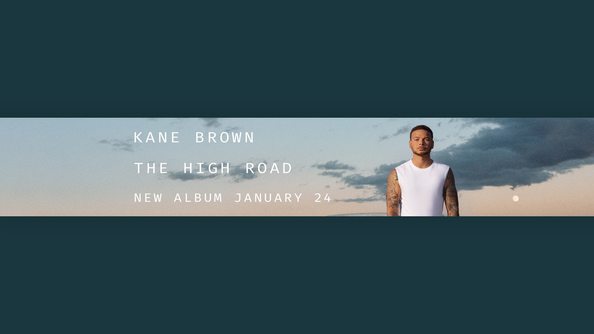 Kane Brown YouTube banner