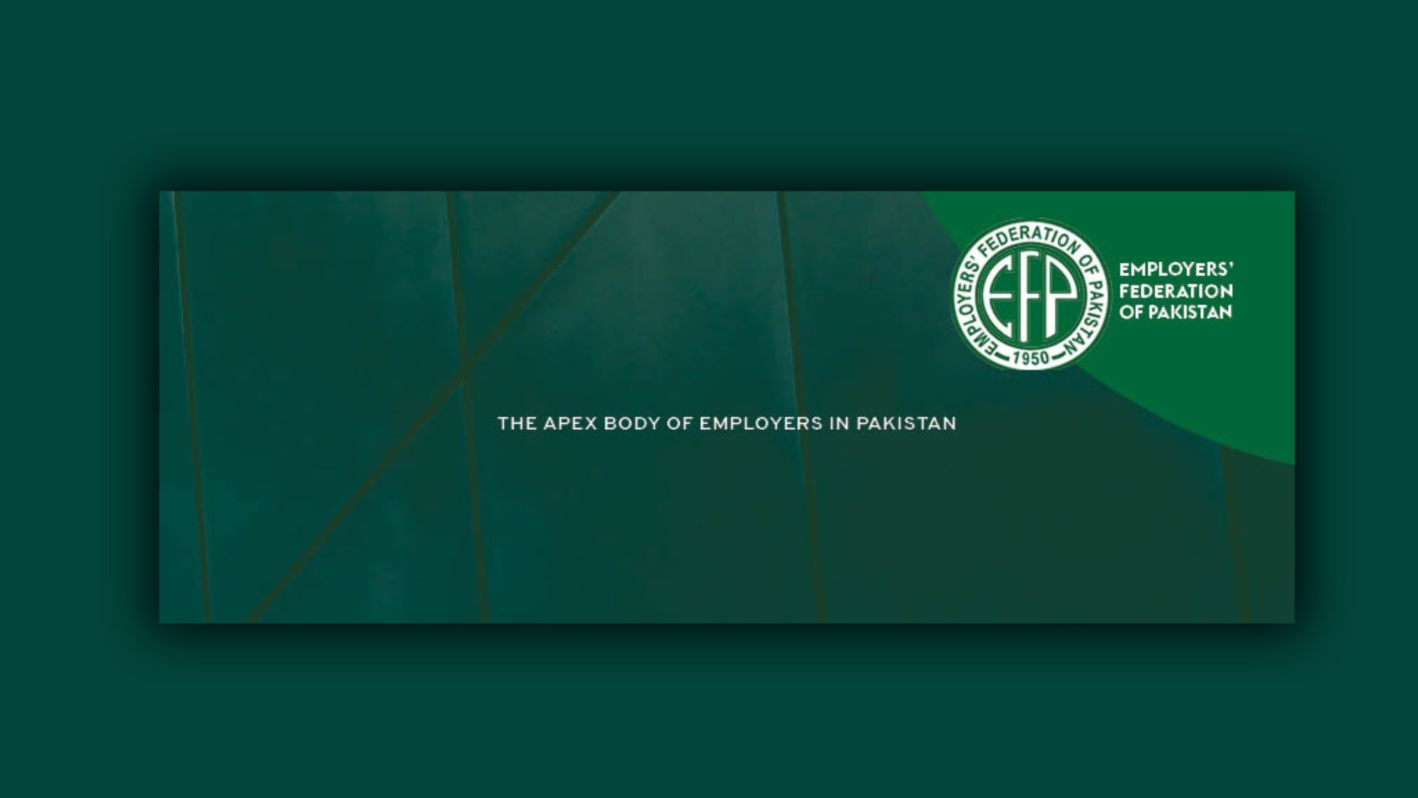 Employers Federation of Pakistan YouTube banner