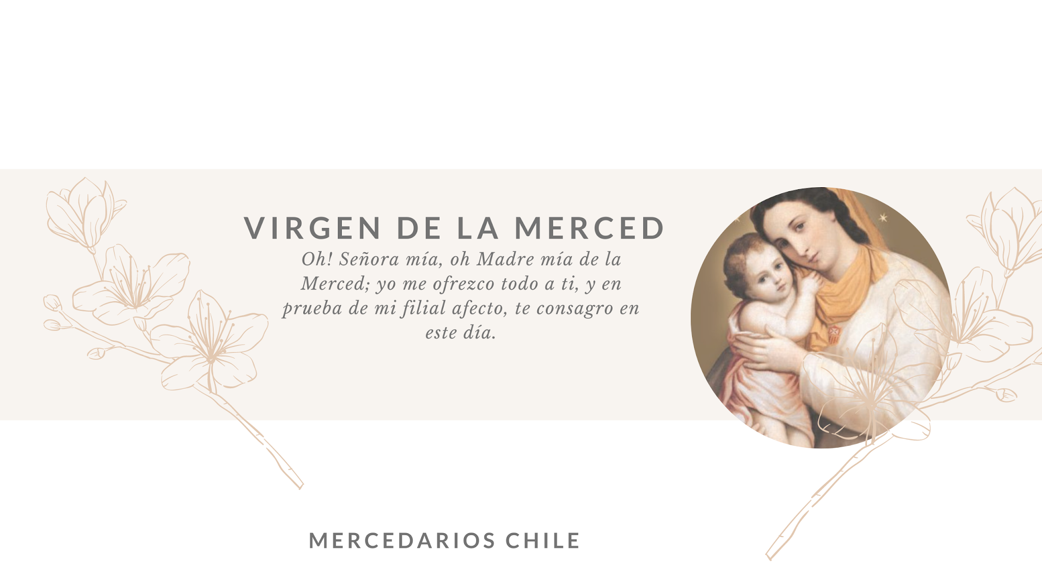 Provincia Mercedaria de Chile YouTube banner