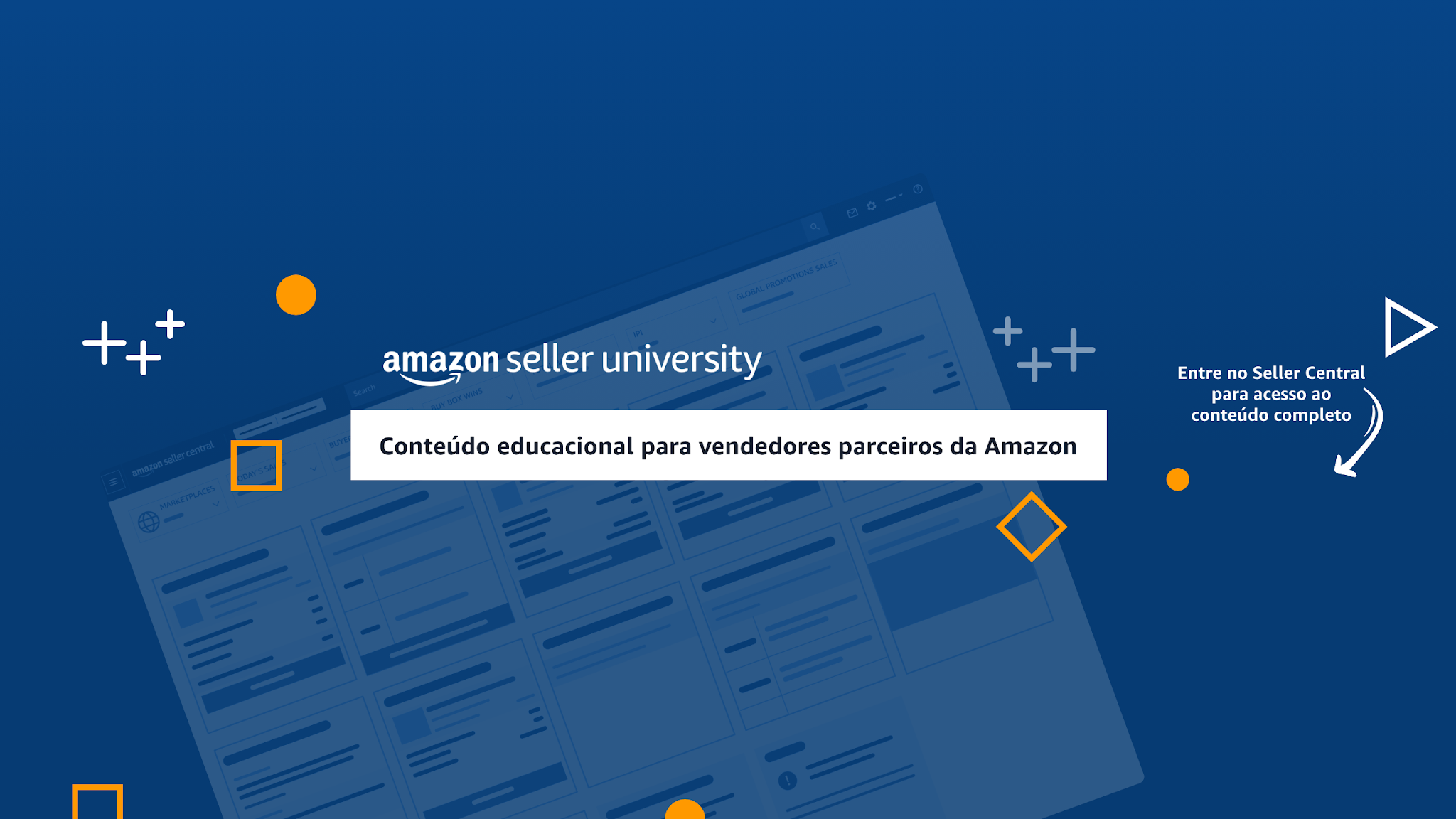 Amazon Seller University Brasil YouTube banner
