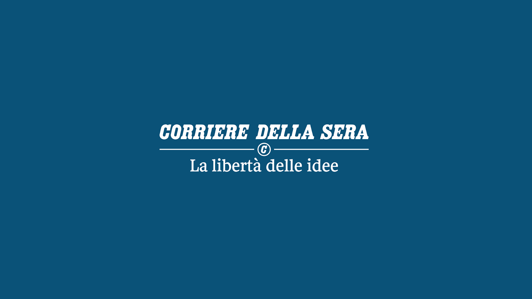 Corriere della Sera YouTube banner