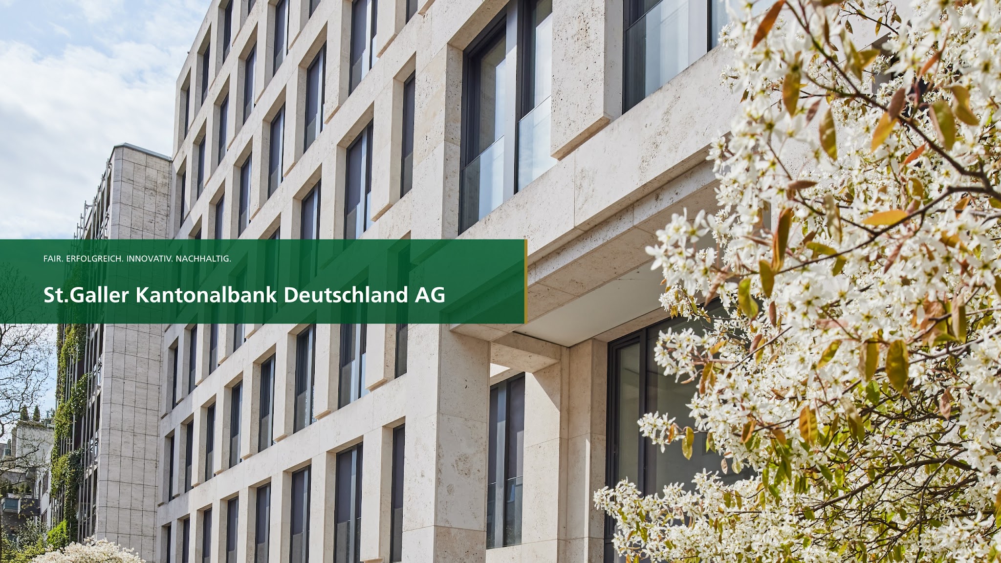 St.Galler Kantonalbank Deutschland AG YouTube banner