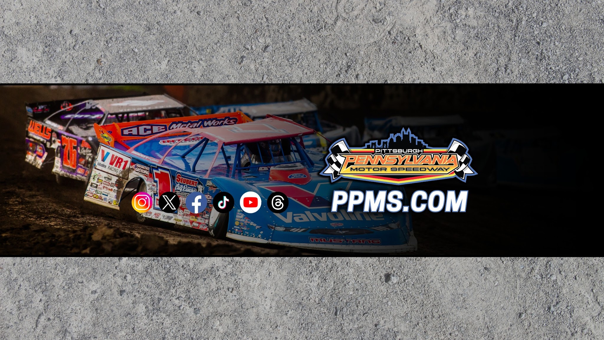 Pittsburgh's Pennsylvania Motor Speedway YouTube banner