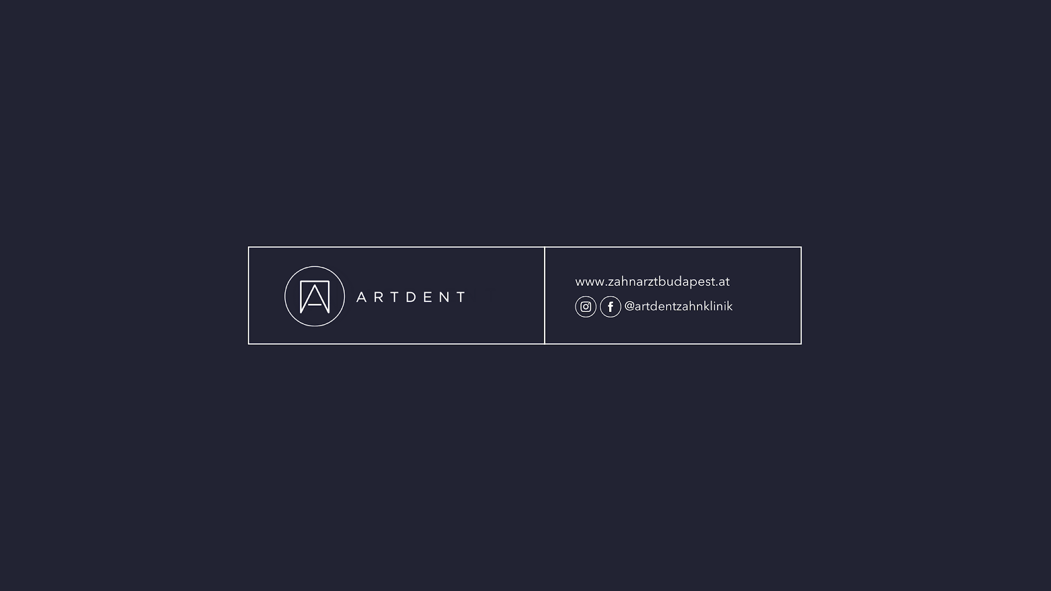 Artdent Zahnklinik YouTube banner