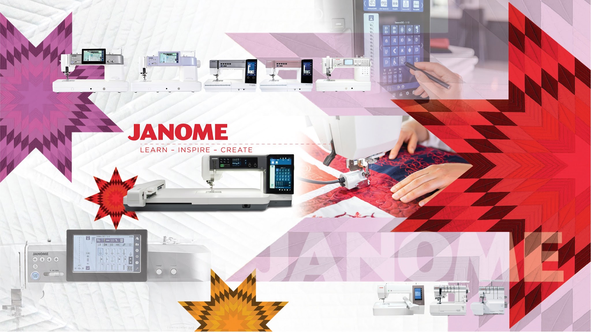 Janome YouTube banner