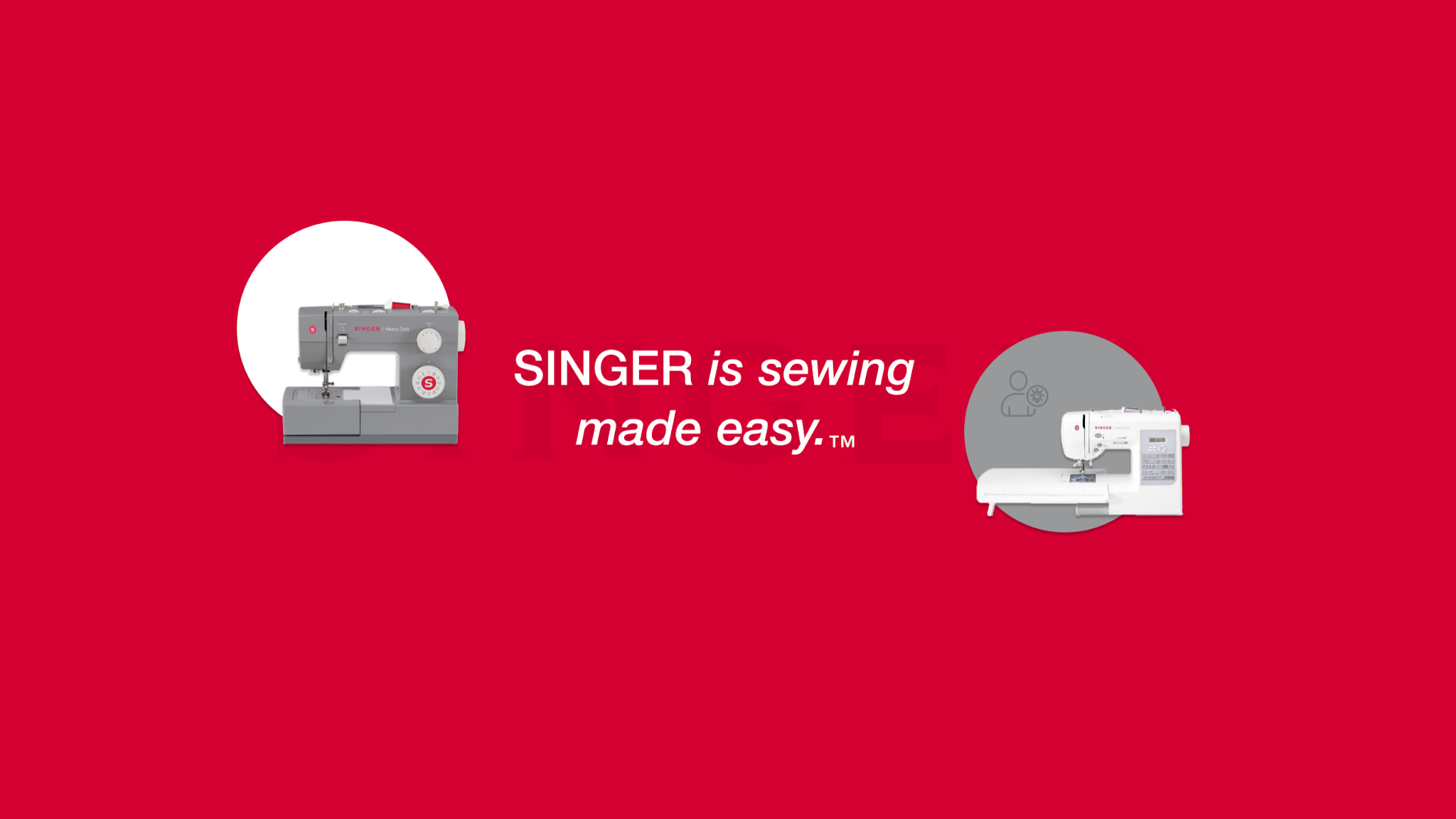Singer Sewing Company YouTube banner