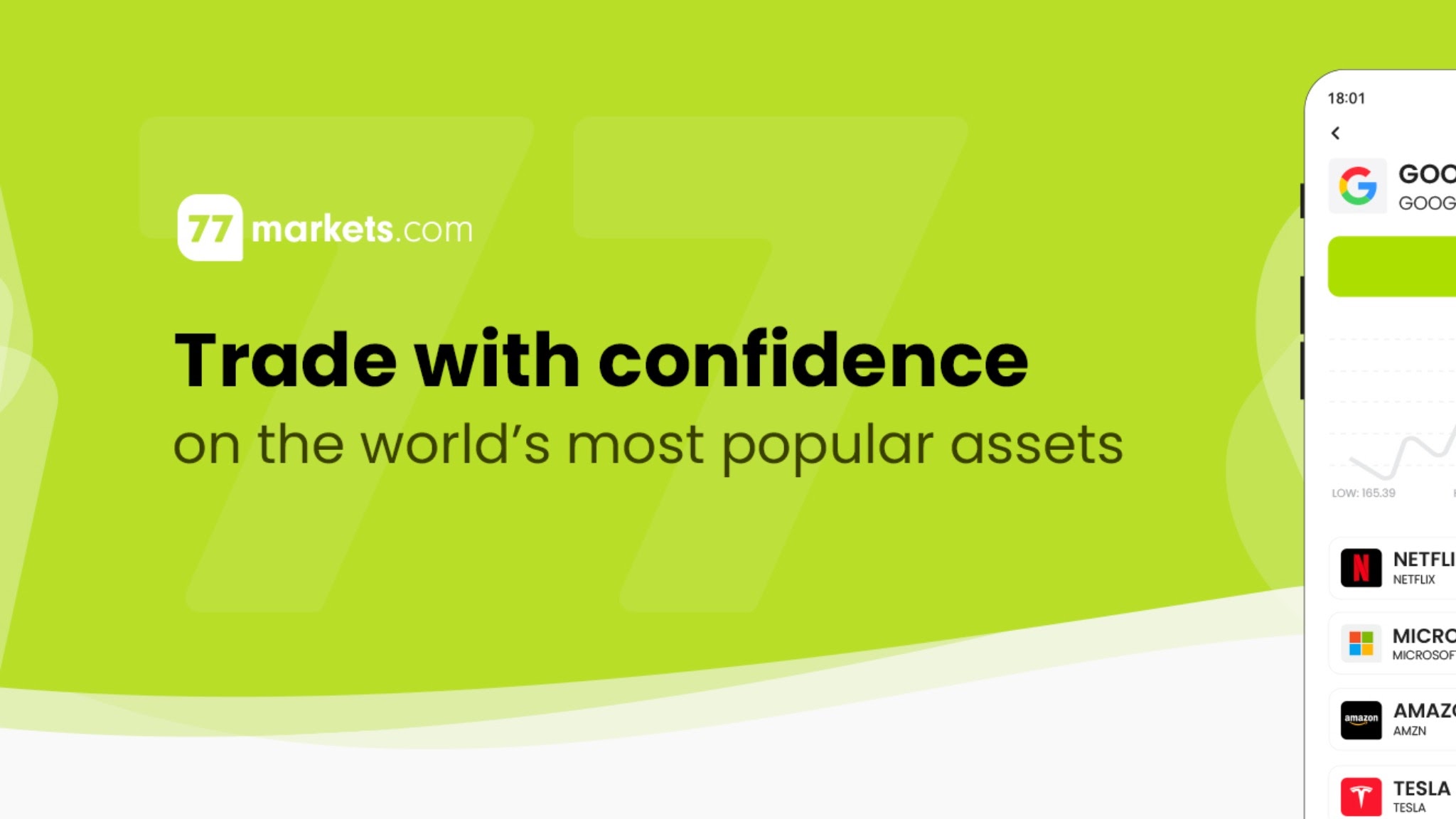 77 markets YouTube banner