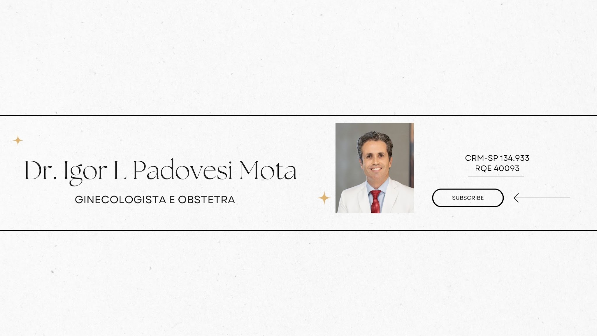  Dr. Igor Padovesi YouTube banner