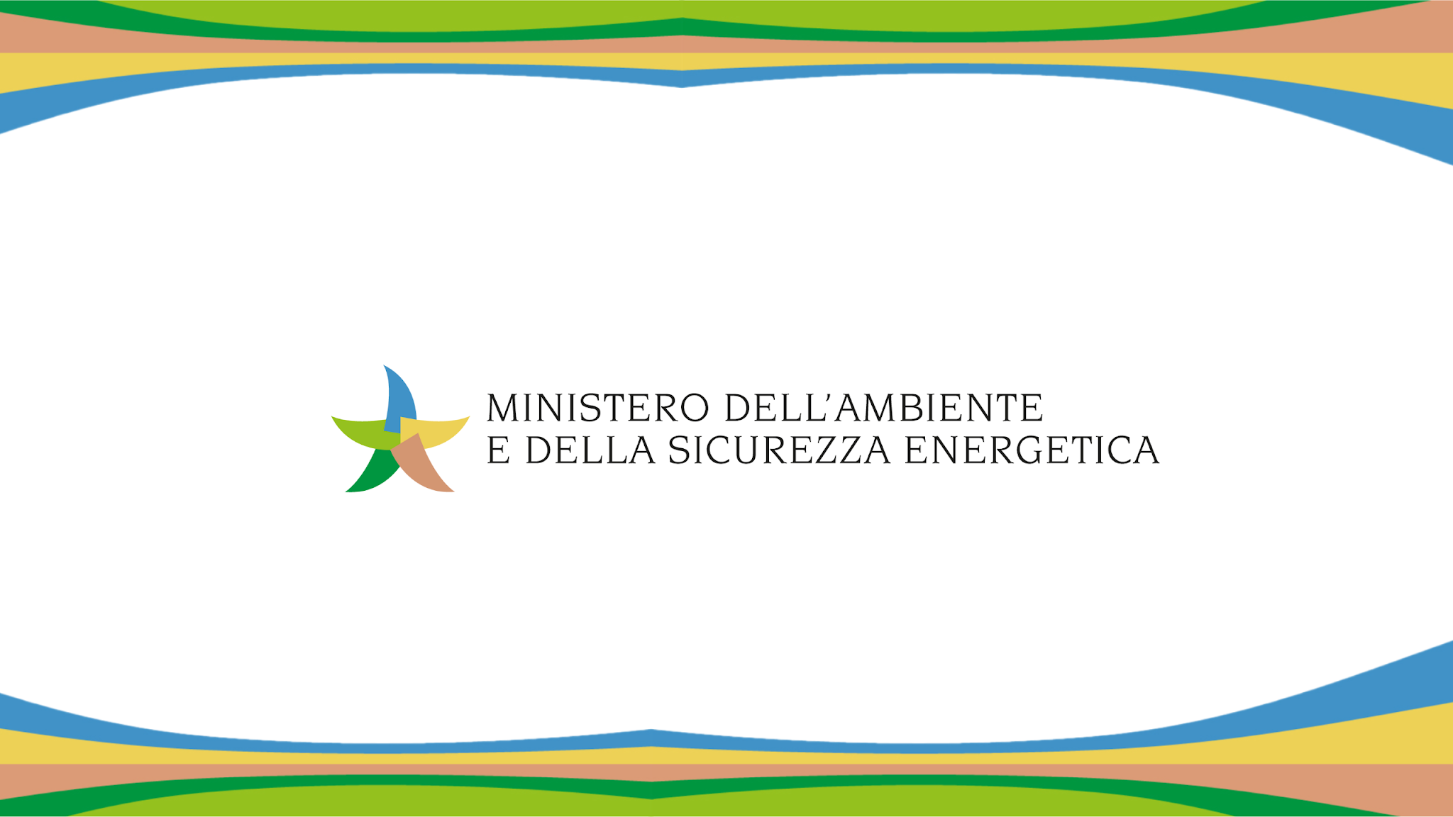 Ministero Ambiente e Sicurezza Energetica YouTube banner