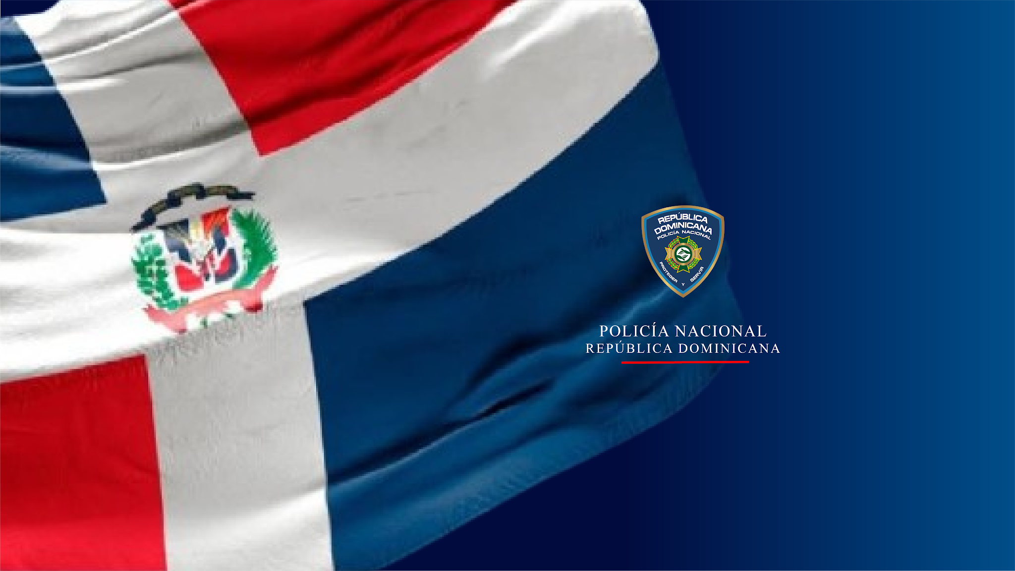 Policía Nacional República Dominicana YouTube banner