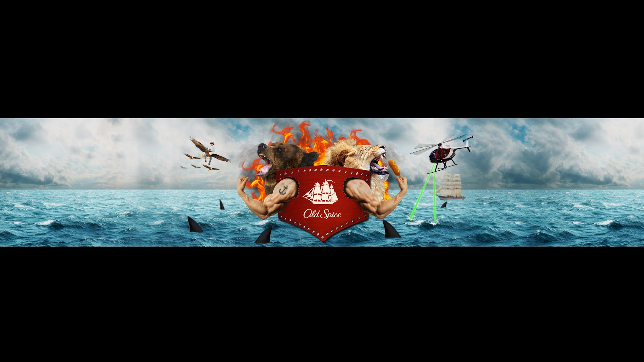 Old Spice YouTube banner