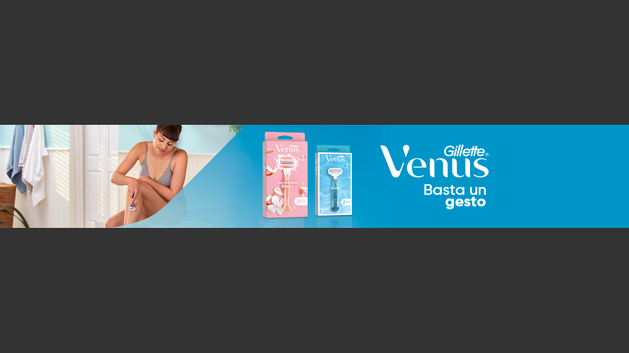 Gillette Venus Italia YouTube banner