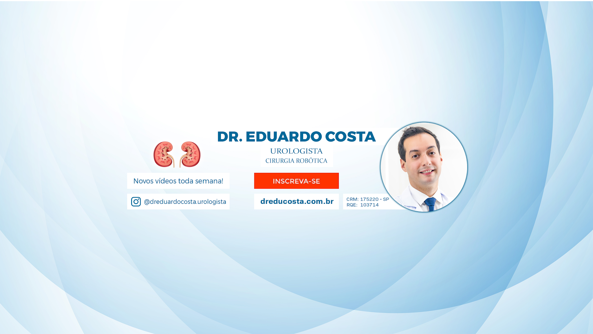 Dr. Eduardo Costa - Urologista YouTube banner