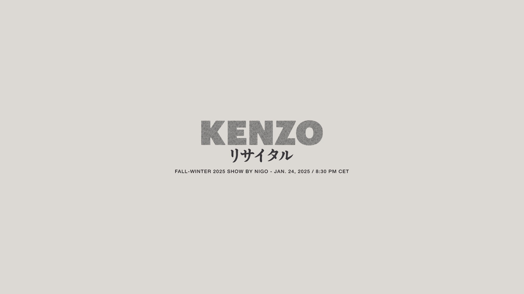 KENZO YouTube banner