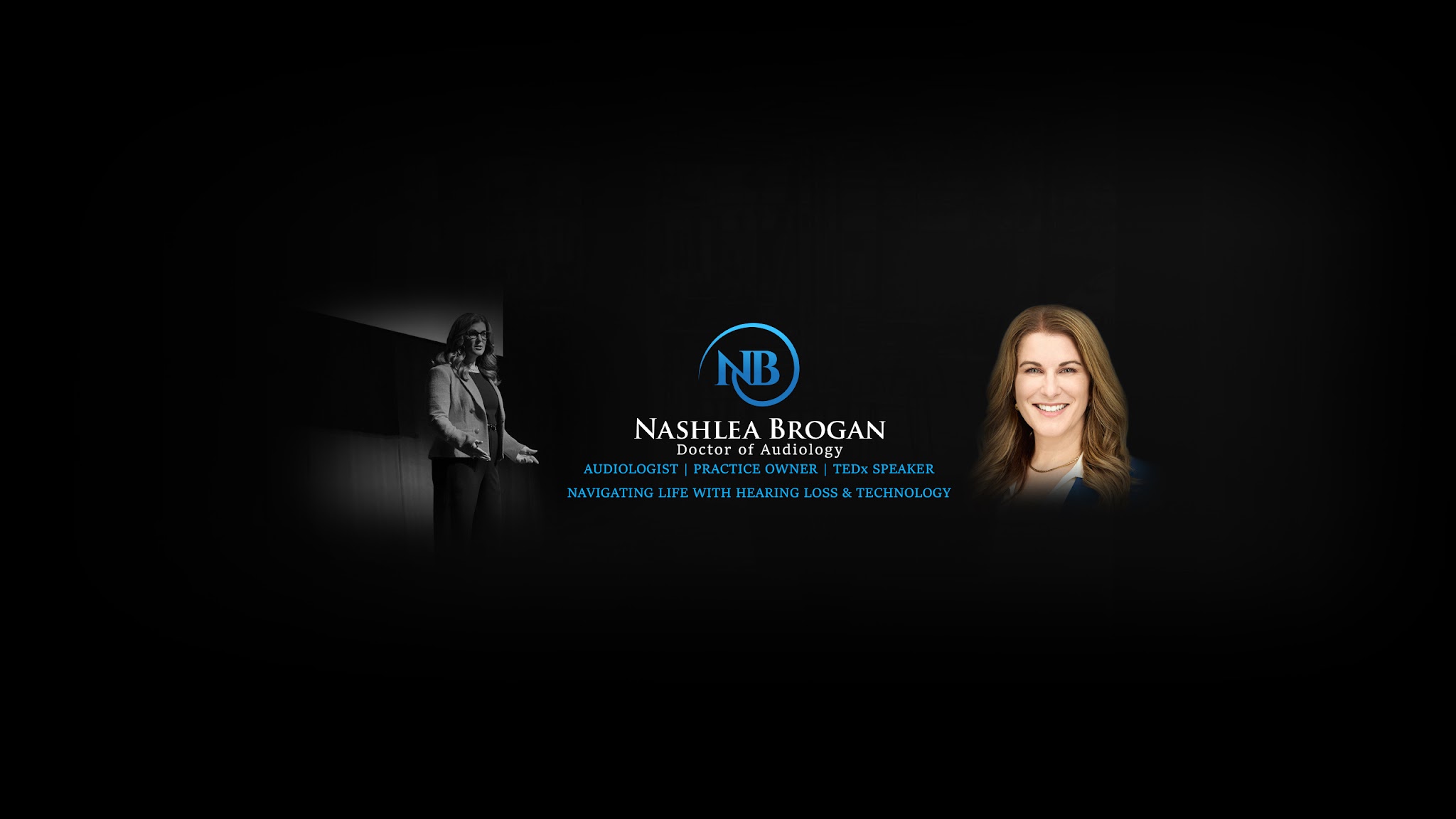 Nashlea Brogan, Au.D. YouTube banner