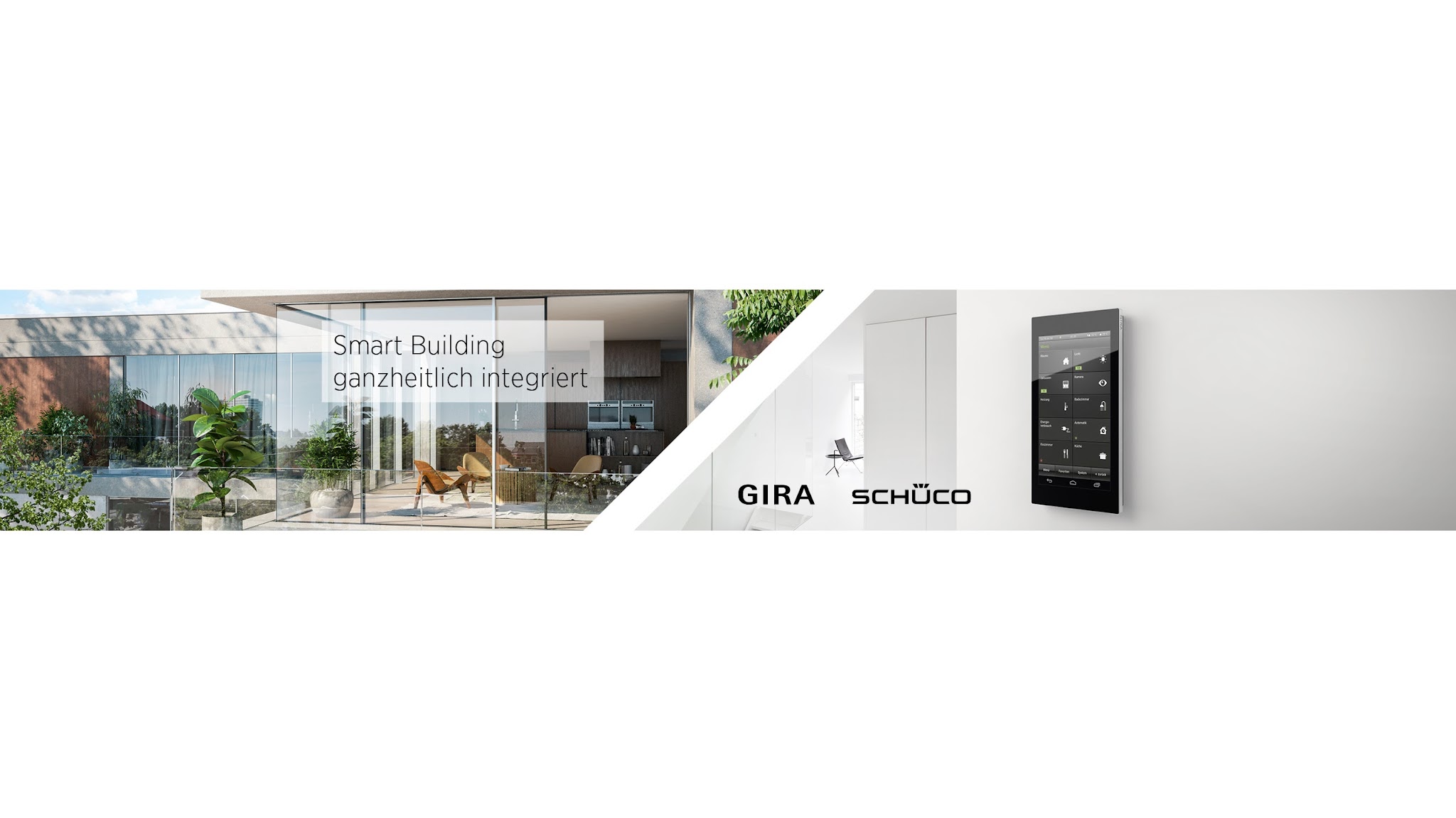 Smart Building by Gira & Schüco YouTube banner