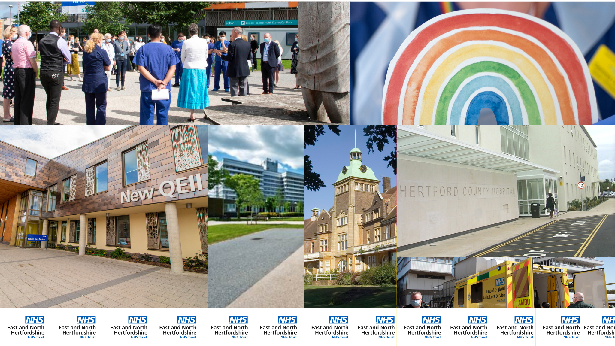 East and North Hertfordshire NHS Trust YouTube banner